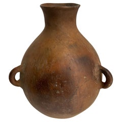 Terracotta Water Vessel from Northern Puebla, Mexico, Circa 1940's