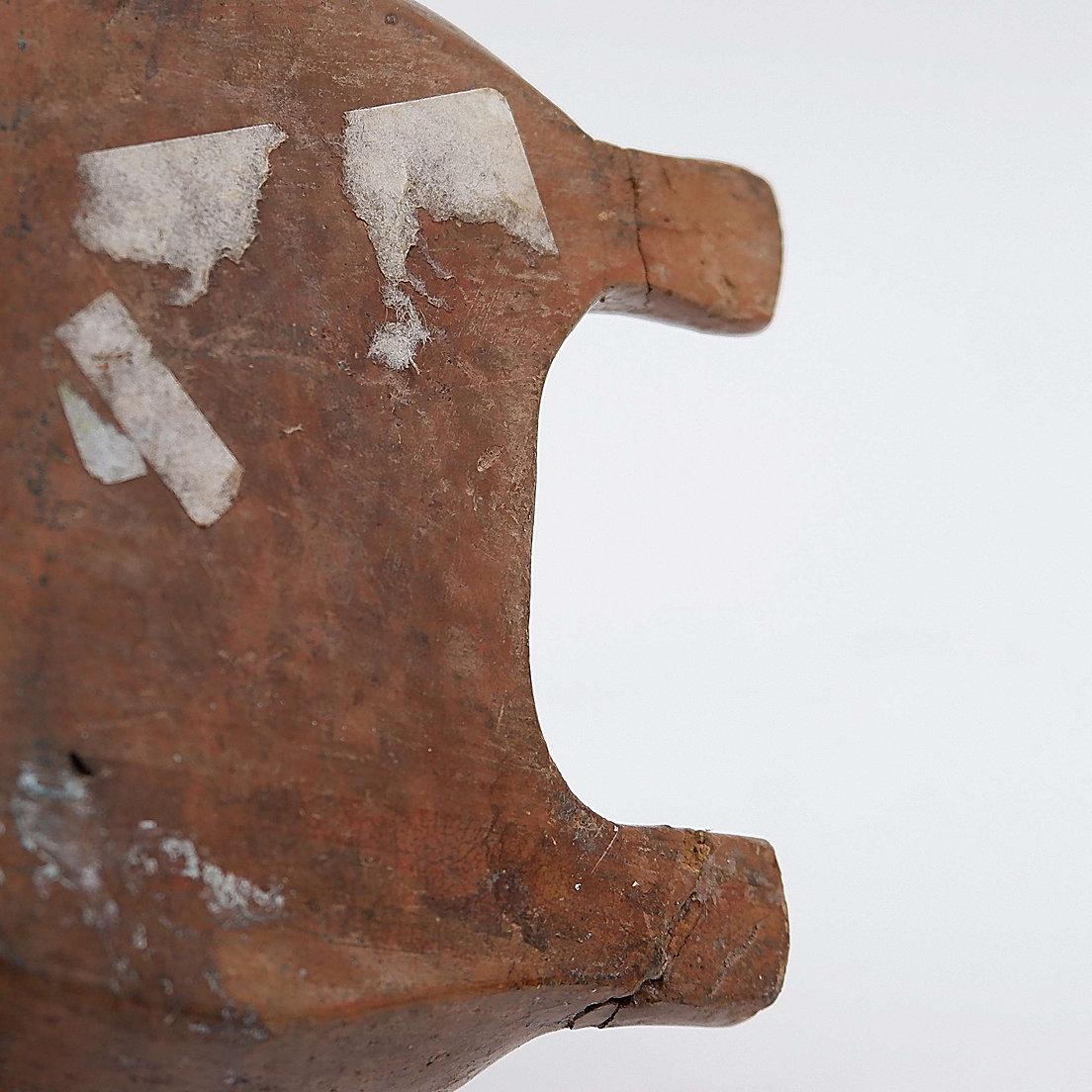 Vaso fischiante in terracotta - Cultura Chorrera - Ecuador in vendita 5