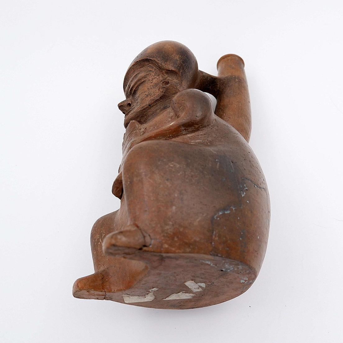 Terracotta Vaso fischiante in terracotta - Cultura Chorrera - Ecuador in vendita