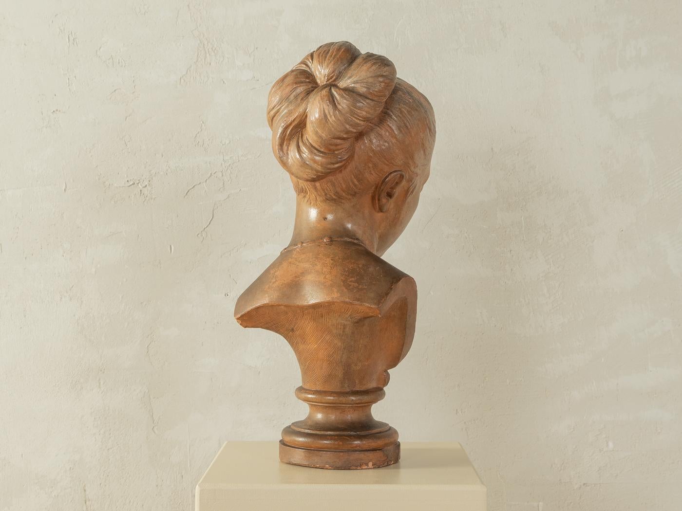 Fine XIX secolo Busto di terracotta 
