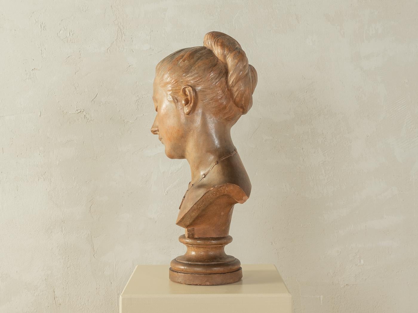 Terracotta Busto di terracotta 