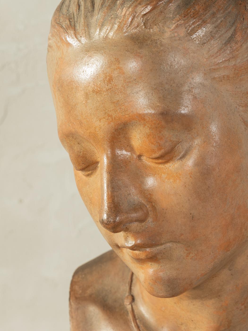 Busto di terracotta 