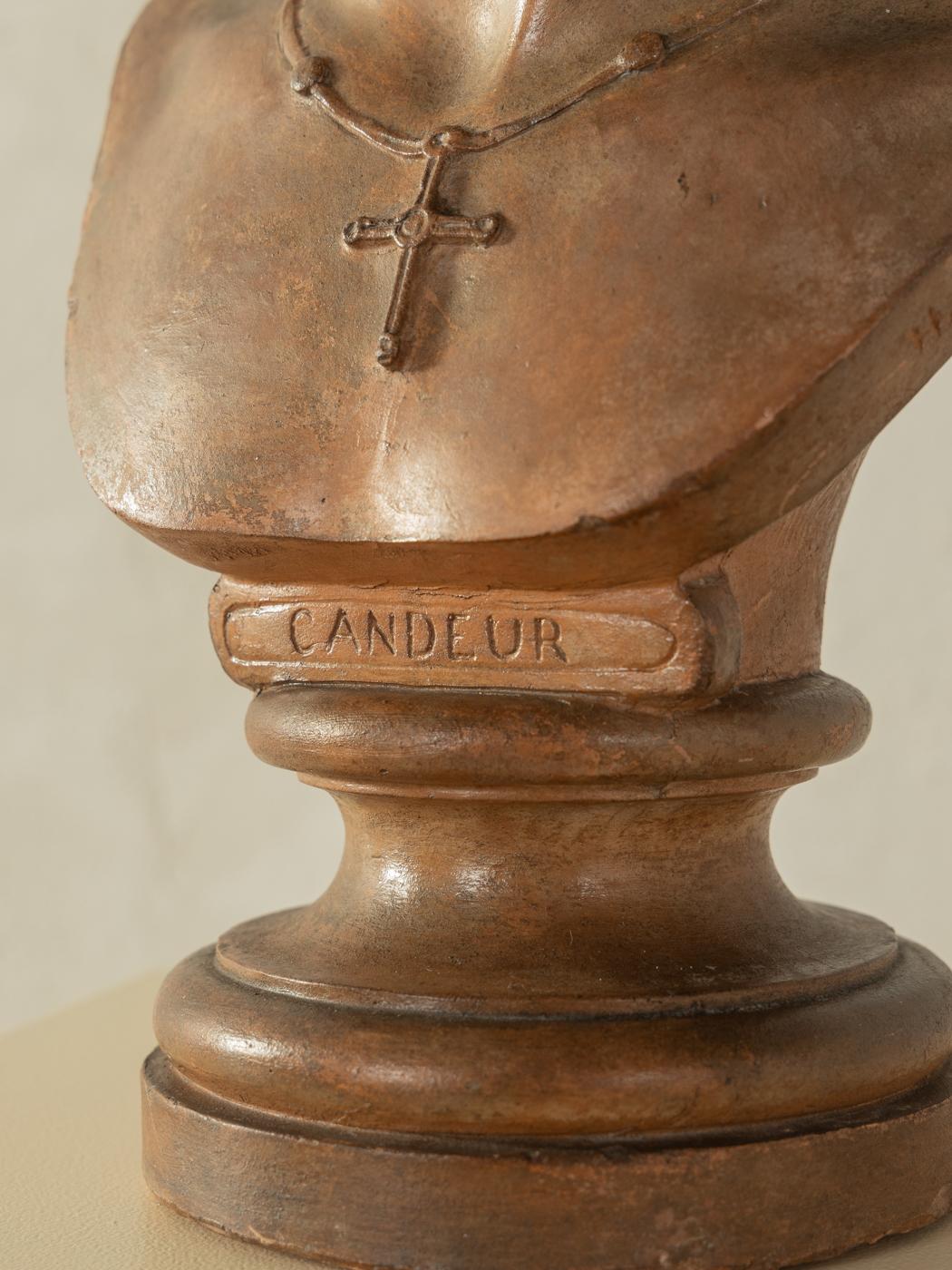Busto di terracotta 