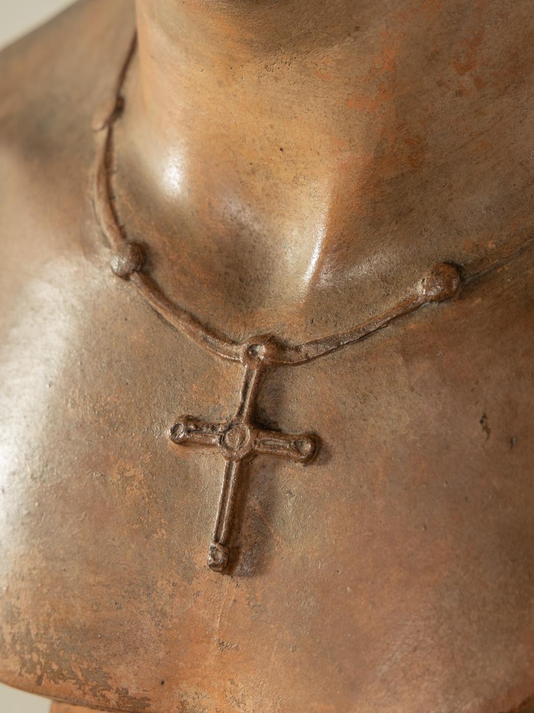 Busto di terracotta 