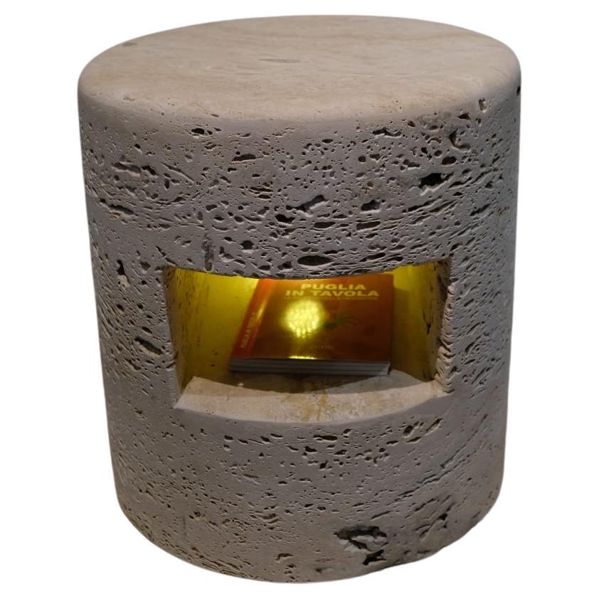 Mesilla de noche de travertino Terrastone