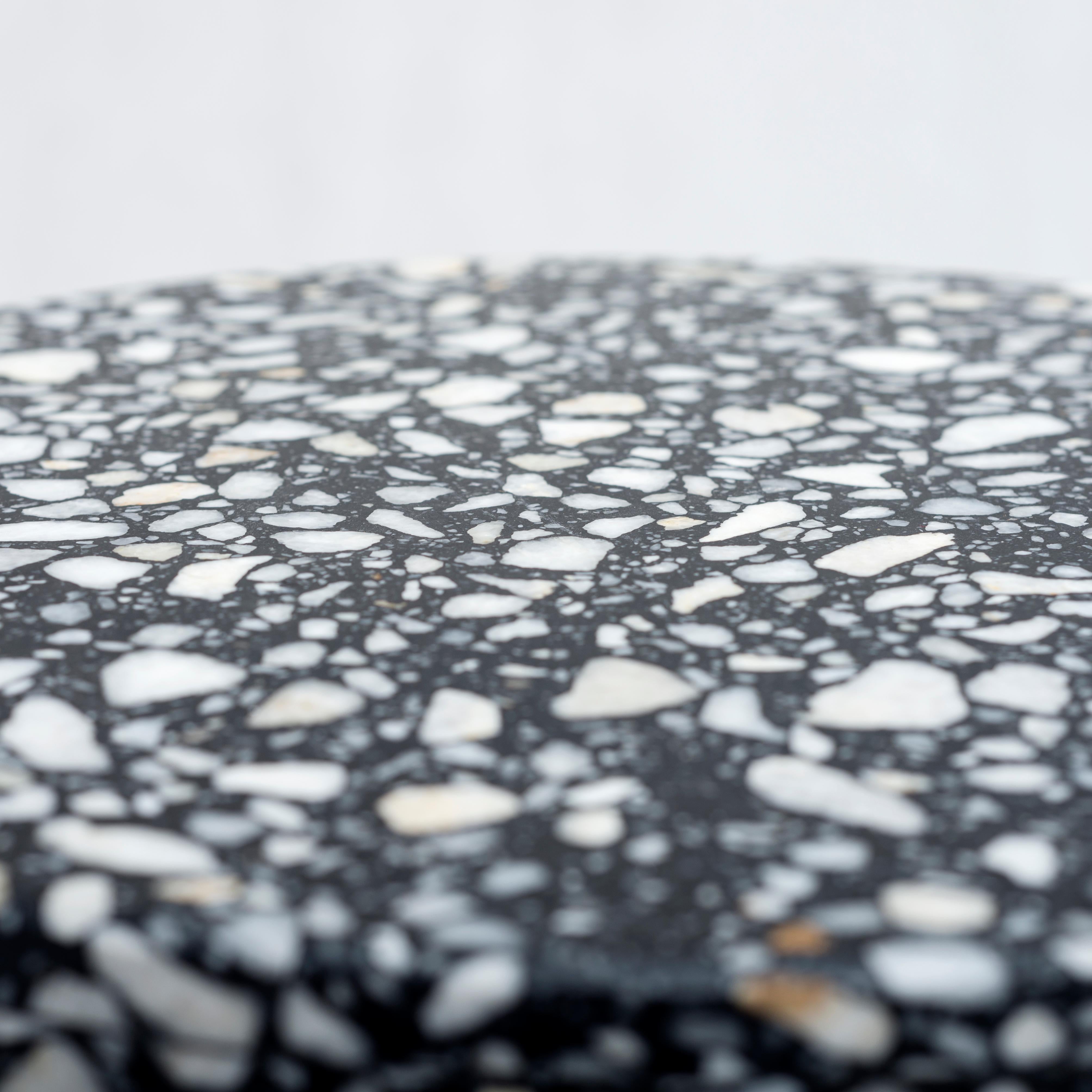 terrazo side table