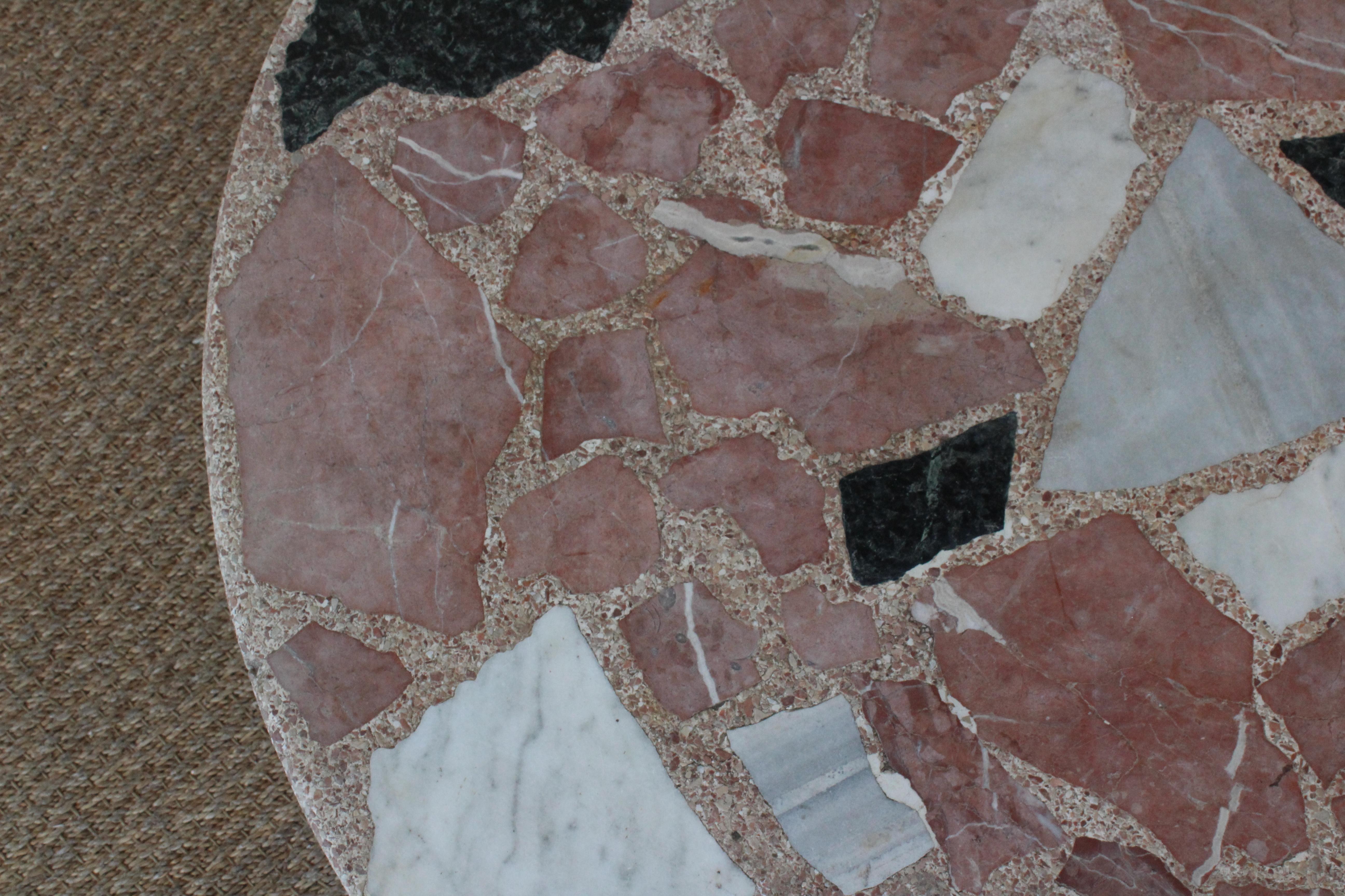 Terrazzo and Oak Coffee Table, Spain, 1960s 11