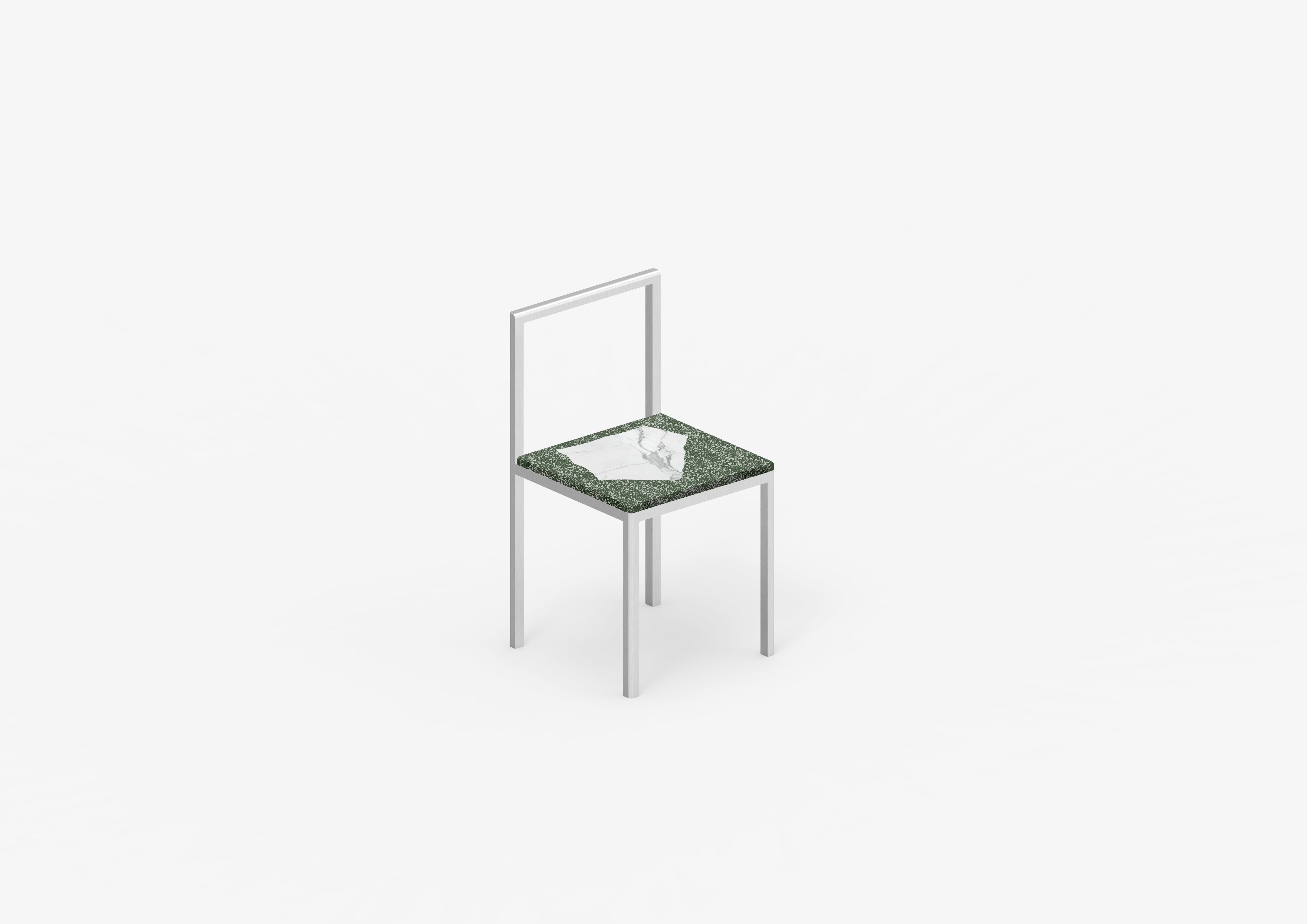 Contemporary Terrazzo Chair by Stefan Scholten For Sale