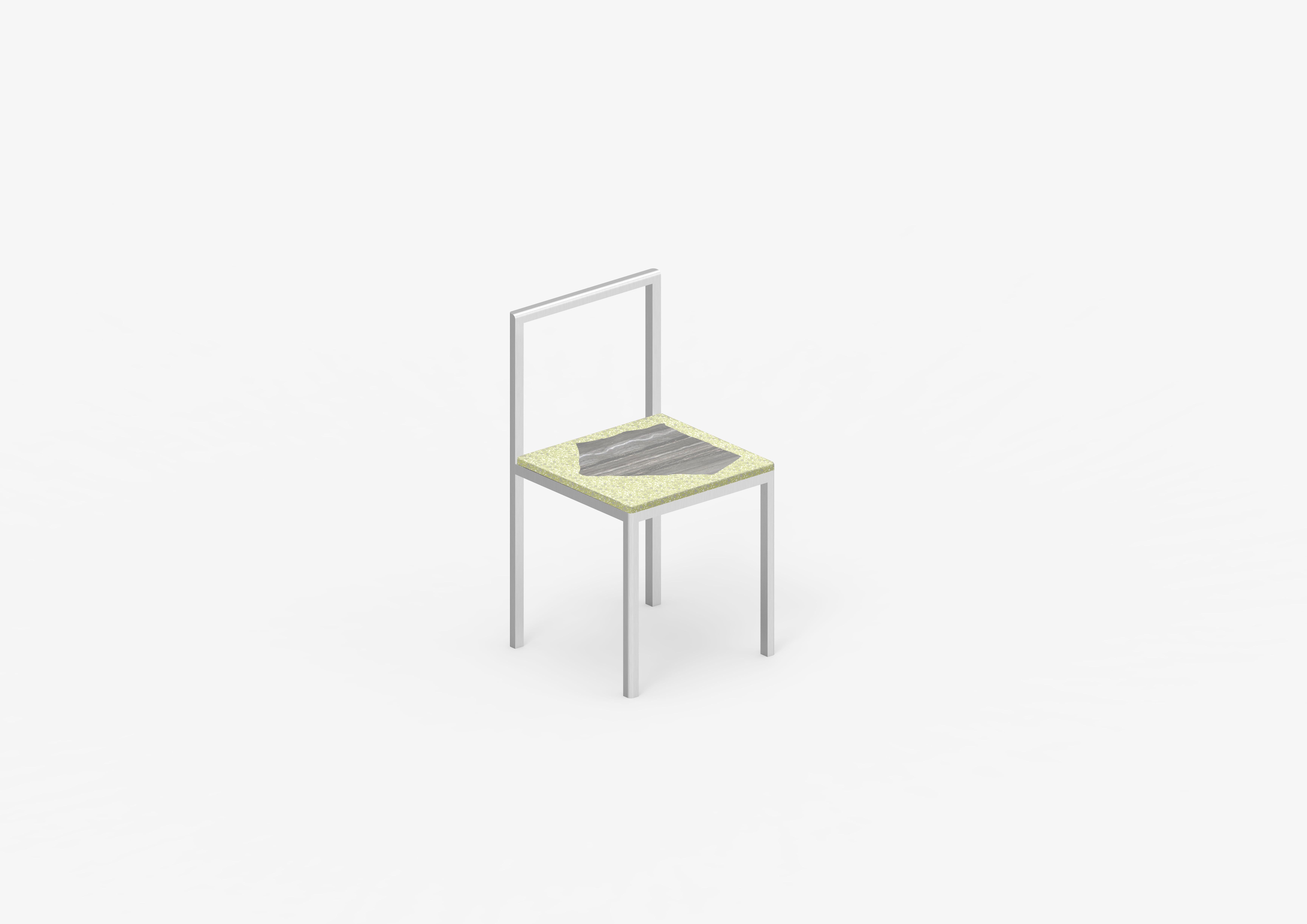 Marble Terrazzo Chair by Stefan Scholten For Sale