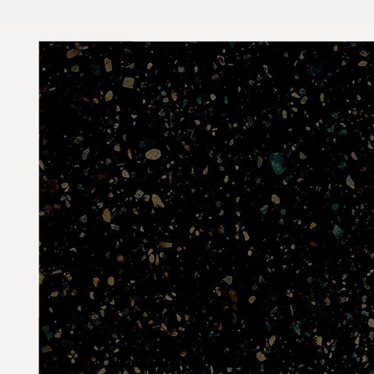 Post-Modern Terrazzo De Noir Rug by Atelier Bowy C.D. For Sale