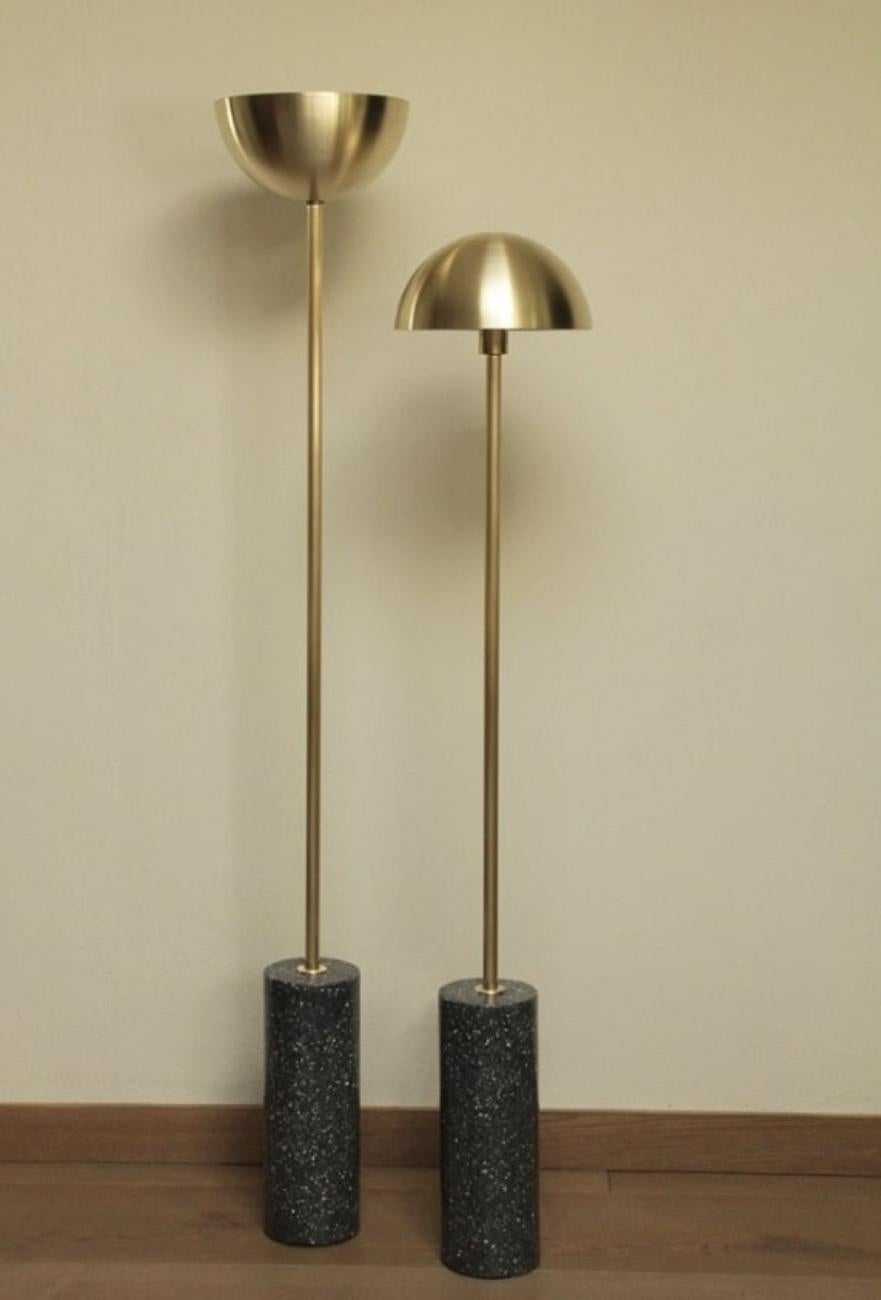Contemporary Terrazzo De Pie Abajo Floor Lamp by Maria Beckmann, REP by Tuleste Factory For Sale