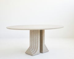 Terrazzo "Samo" dining table by Carlo Scarpa, Simon International, Italy 1973