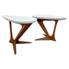 Terrazzo Side Tables Attributed to Harvey Probber