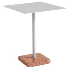 Terrazzo Table, Square, Red & Sky Grey, by Daniel Enoksson for Hay