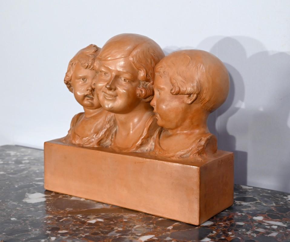 Art Déco Terracotta patinata, 