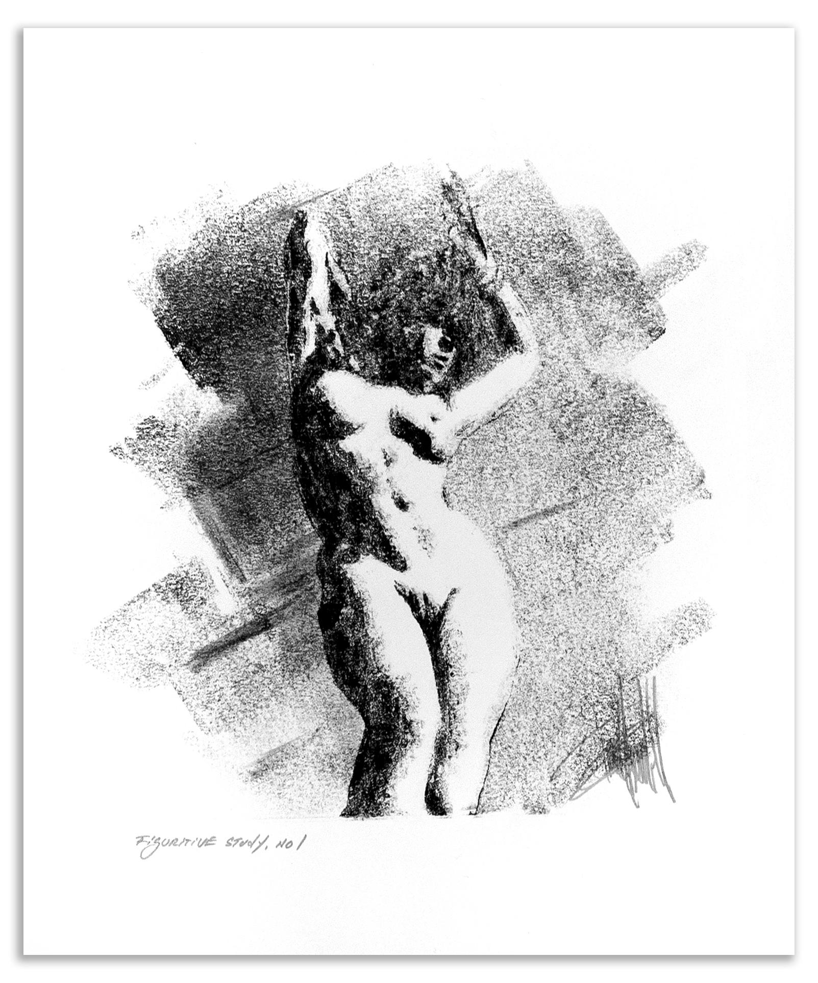 Figure Study No. 1  - Print by Terrell Thornhill 