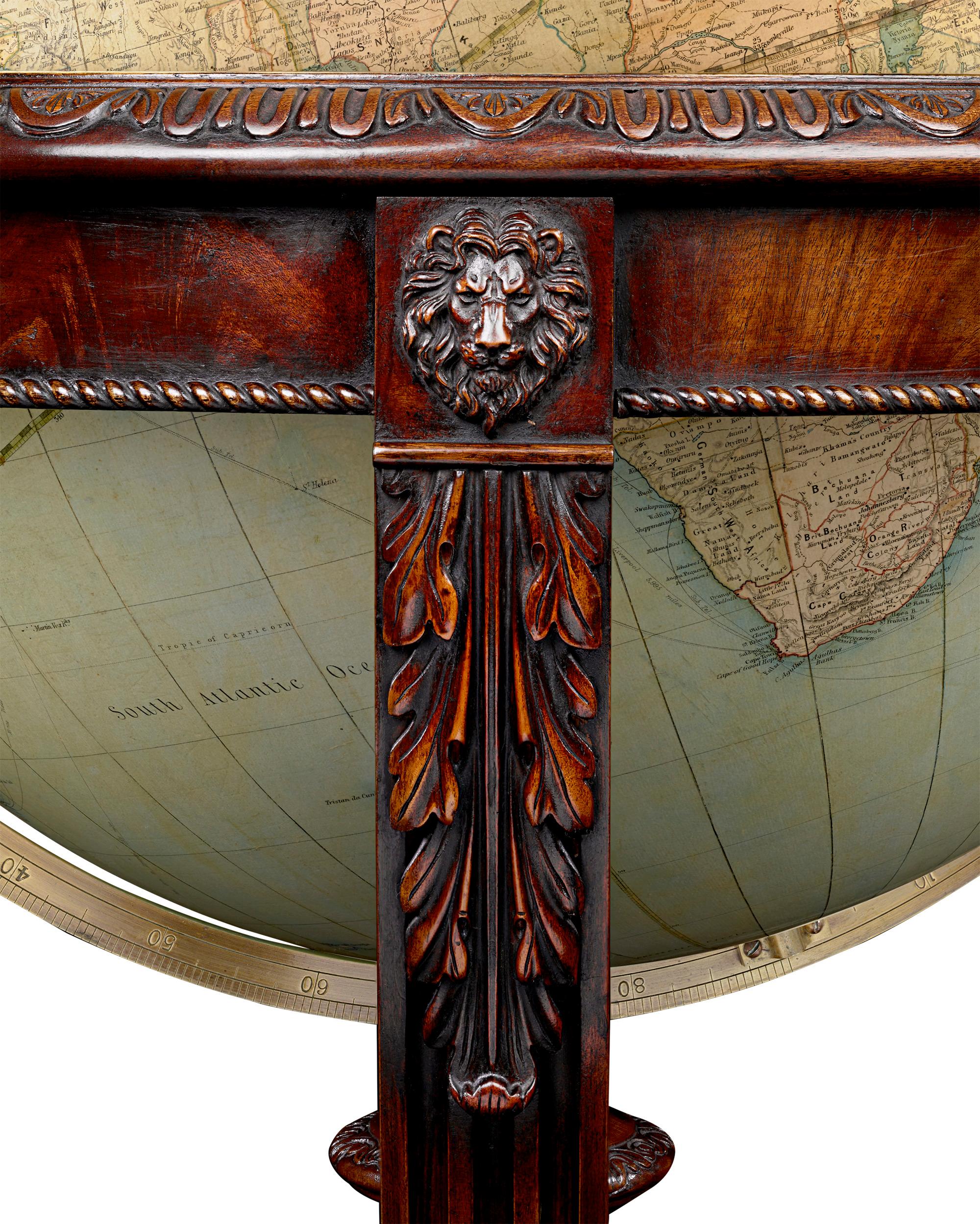 Terrestrial Globe von W. &amp; A.K. Johnston (Englisch) im Angebot