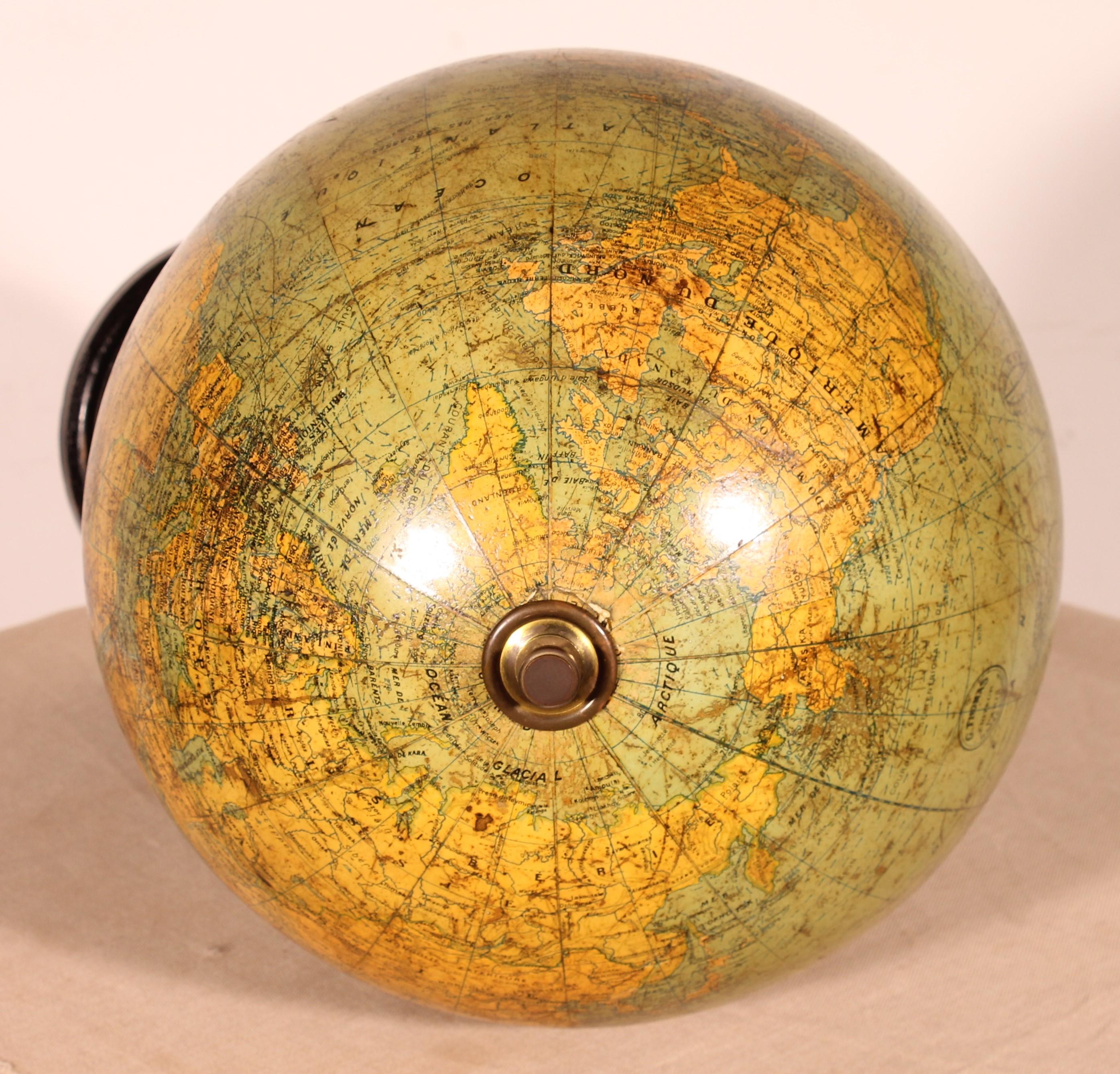 Terrestrial Globe By G. Thomas For Sale 3