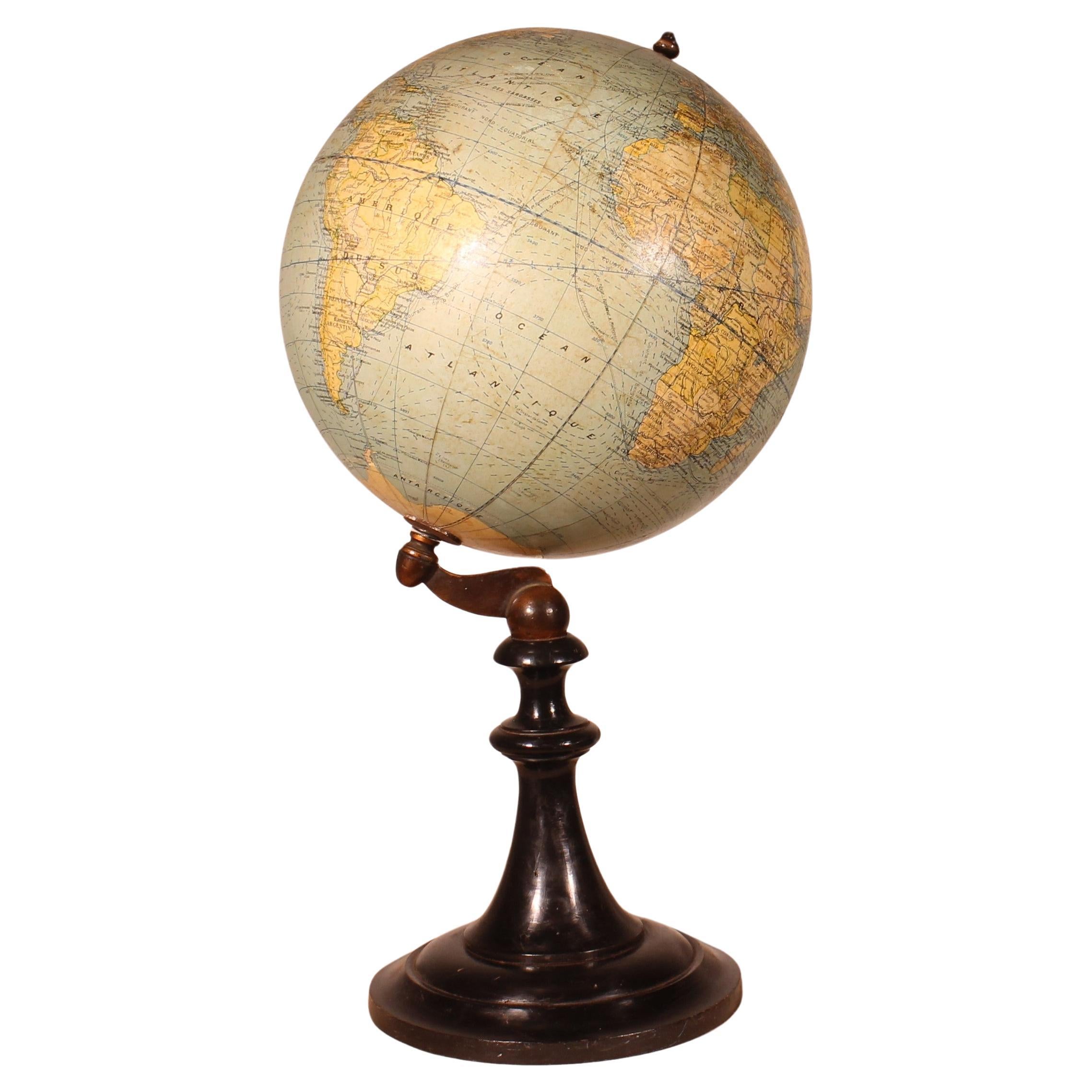 Terrestrial Globe By G. Thomas Paris For Sale
