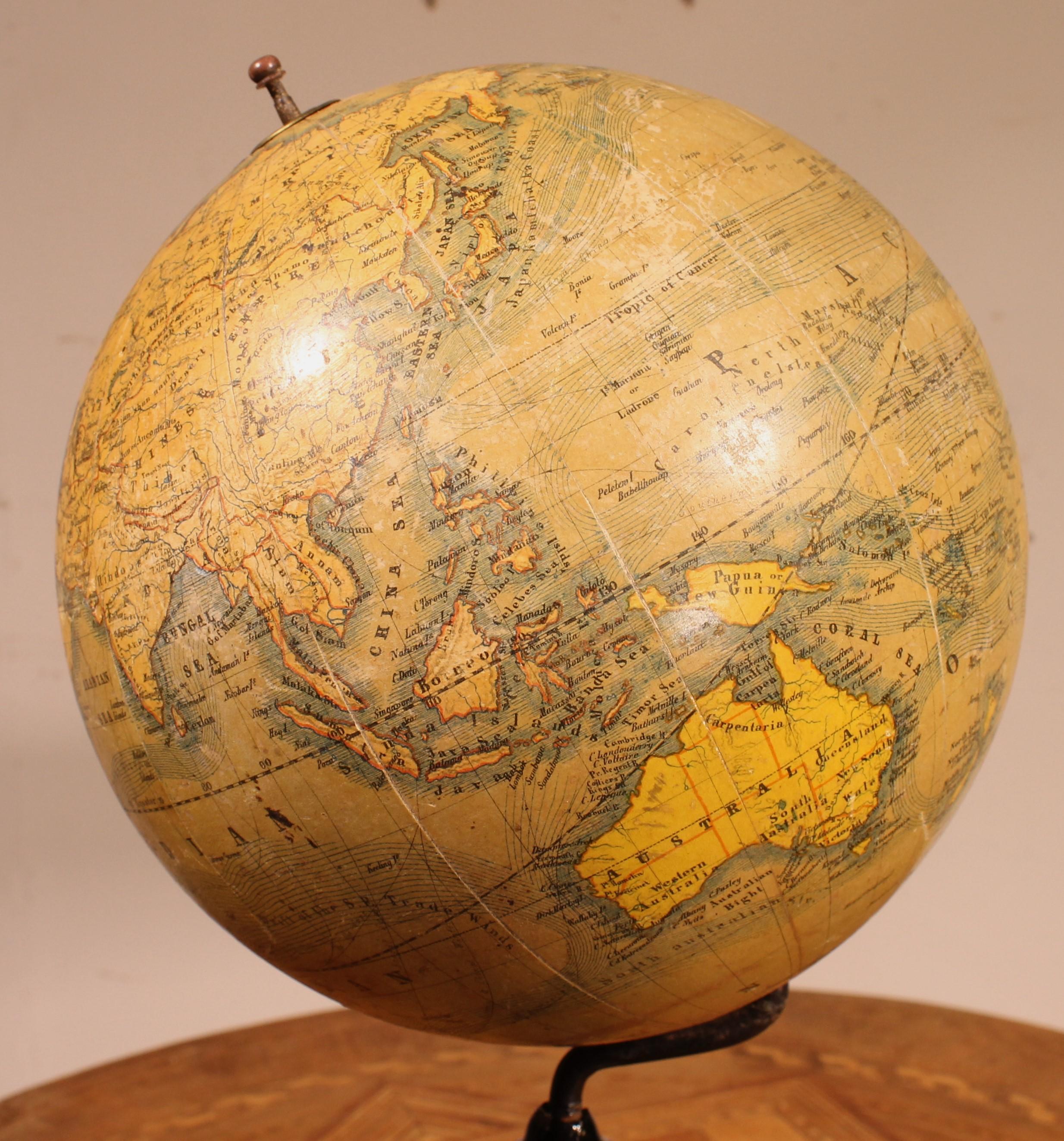 Terrestrial Globe by J Felkl, circa 1880, the Earth 2