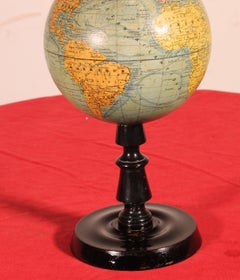 Terrestrial Globe By J. Forest, Paris - 19th Century