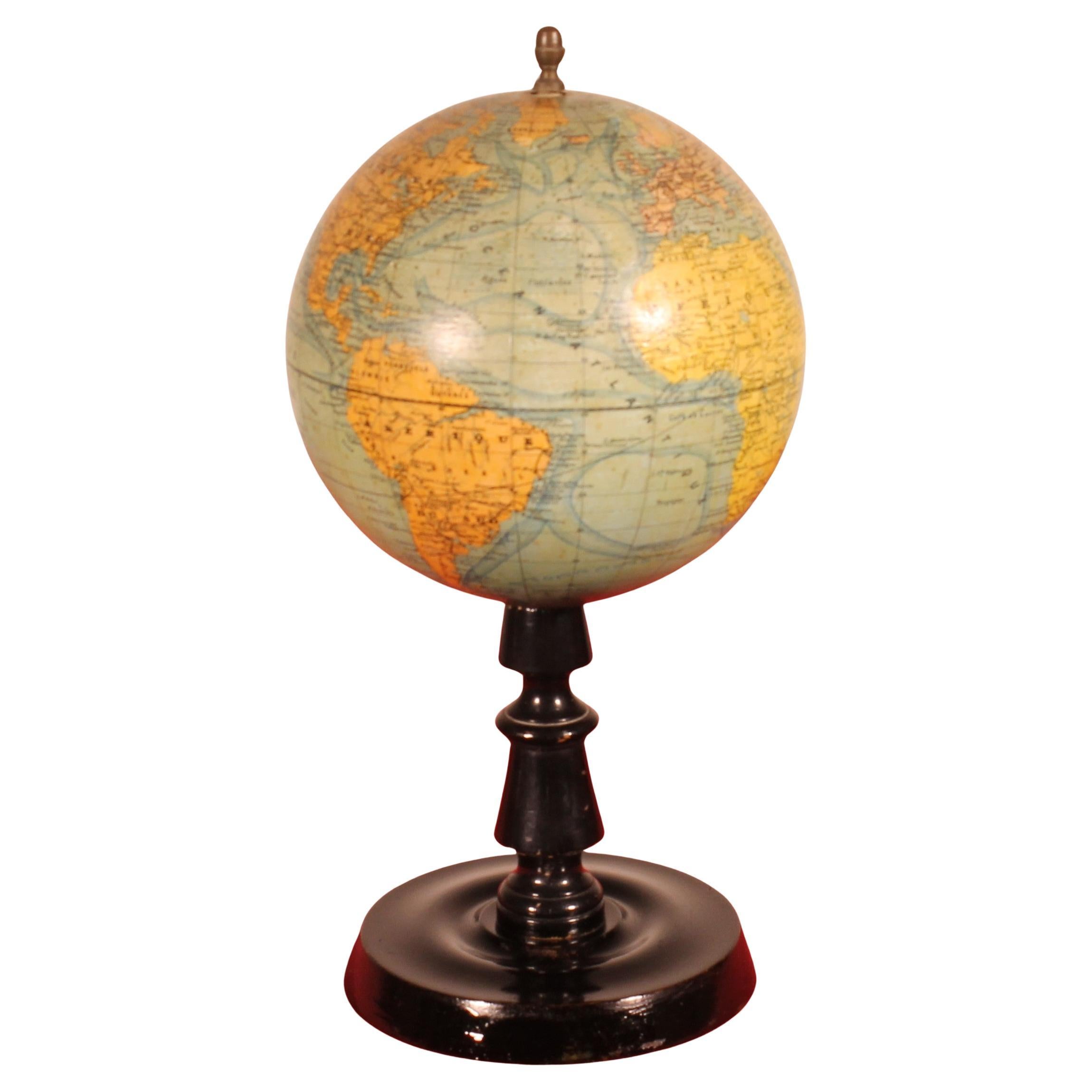 Terrestrial Globe By J. Forest, Paris - 19th Century