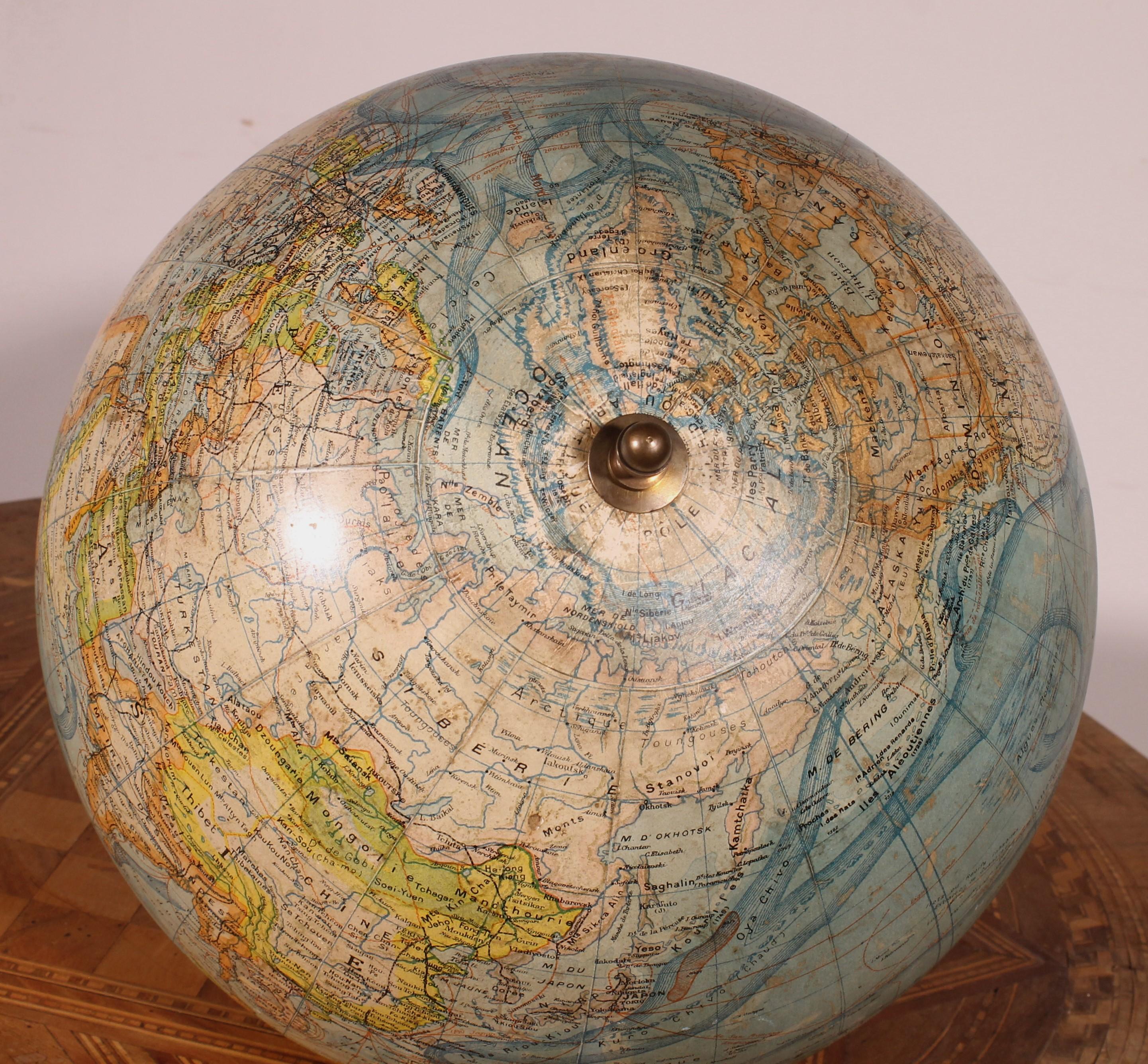 Terrestrial Globe By J.forest- Paris For Sale 4