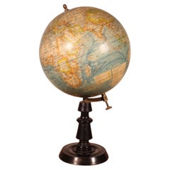 Used Terrestrial Globe By J.forest- Paris