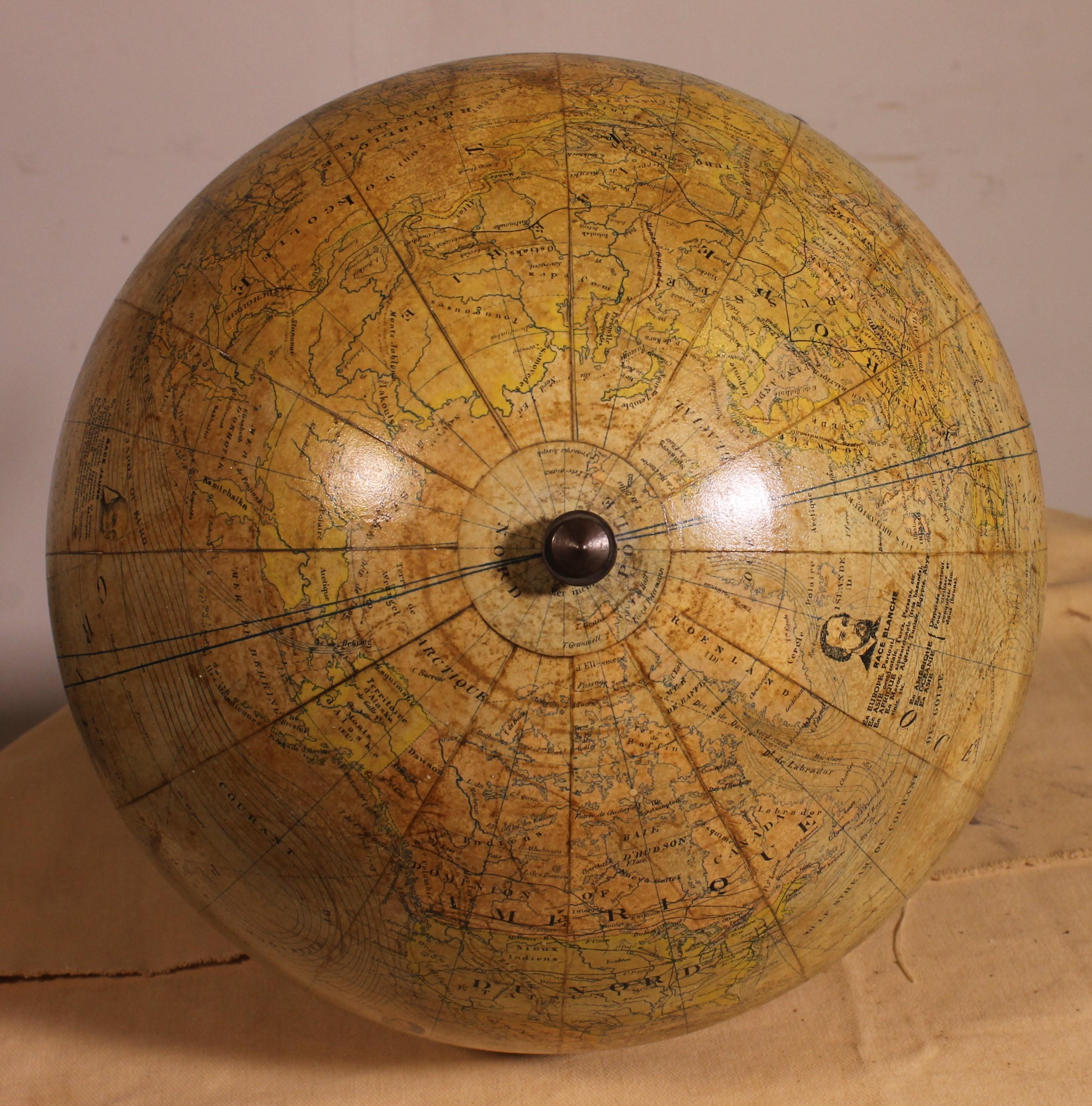 Globo terrestre di L. Windels - Bruxelles, circa 1910 in vendita 5