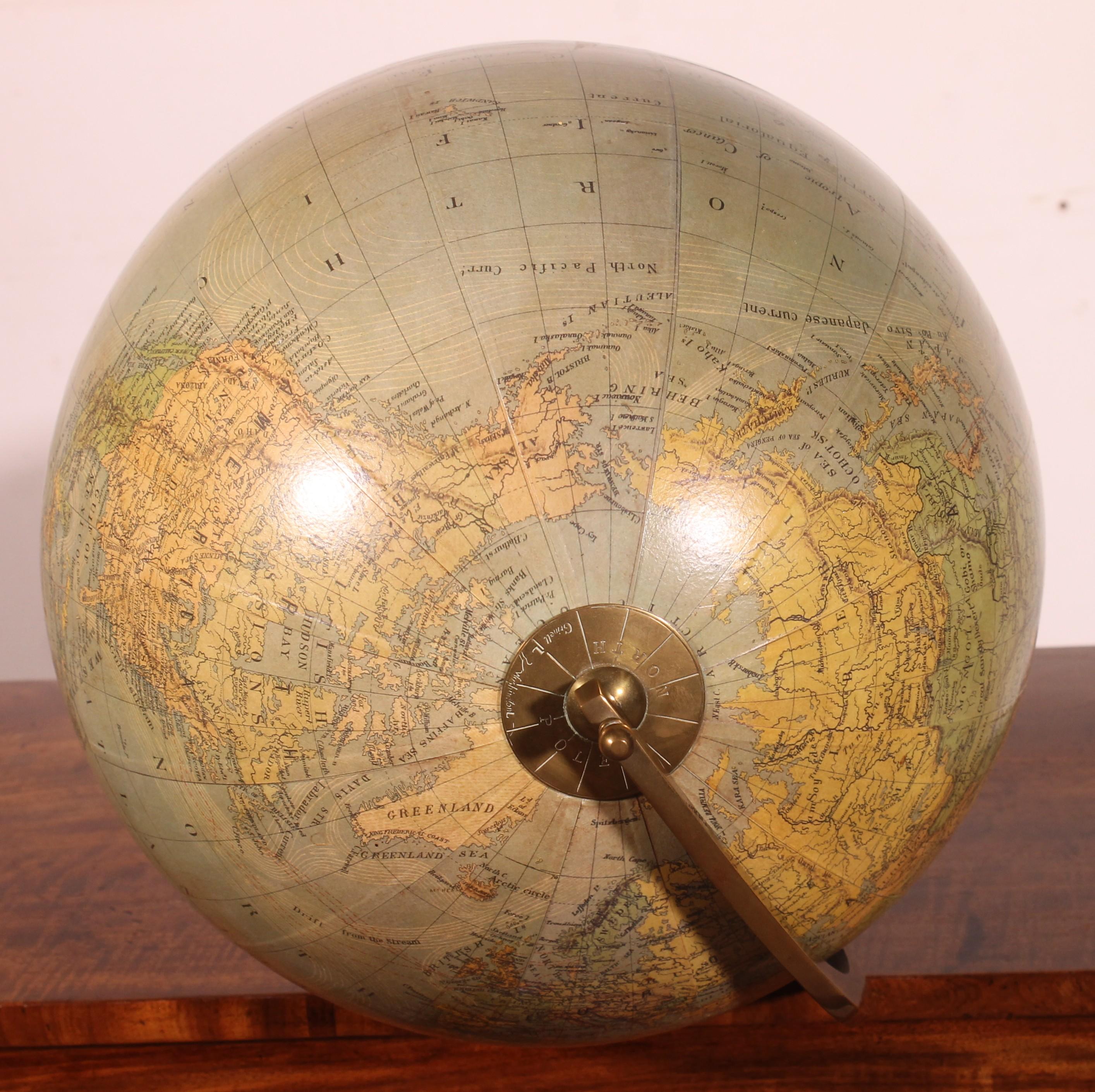 Globe terrestre de Merzbach & Falk Bruxelles pour Greaves and Thomas Londres en vente 1