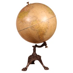Vintage Terrestrial Globe By Philips