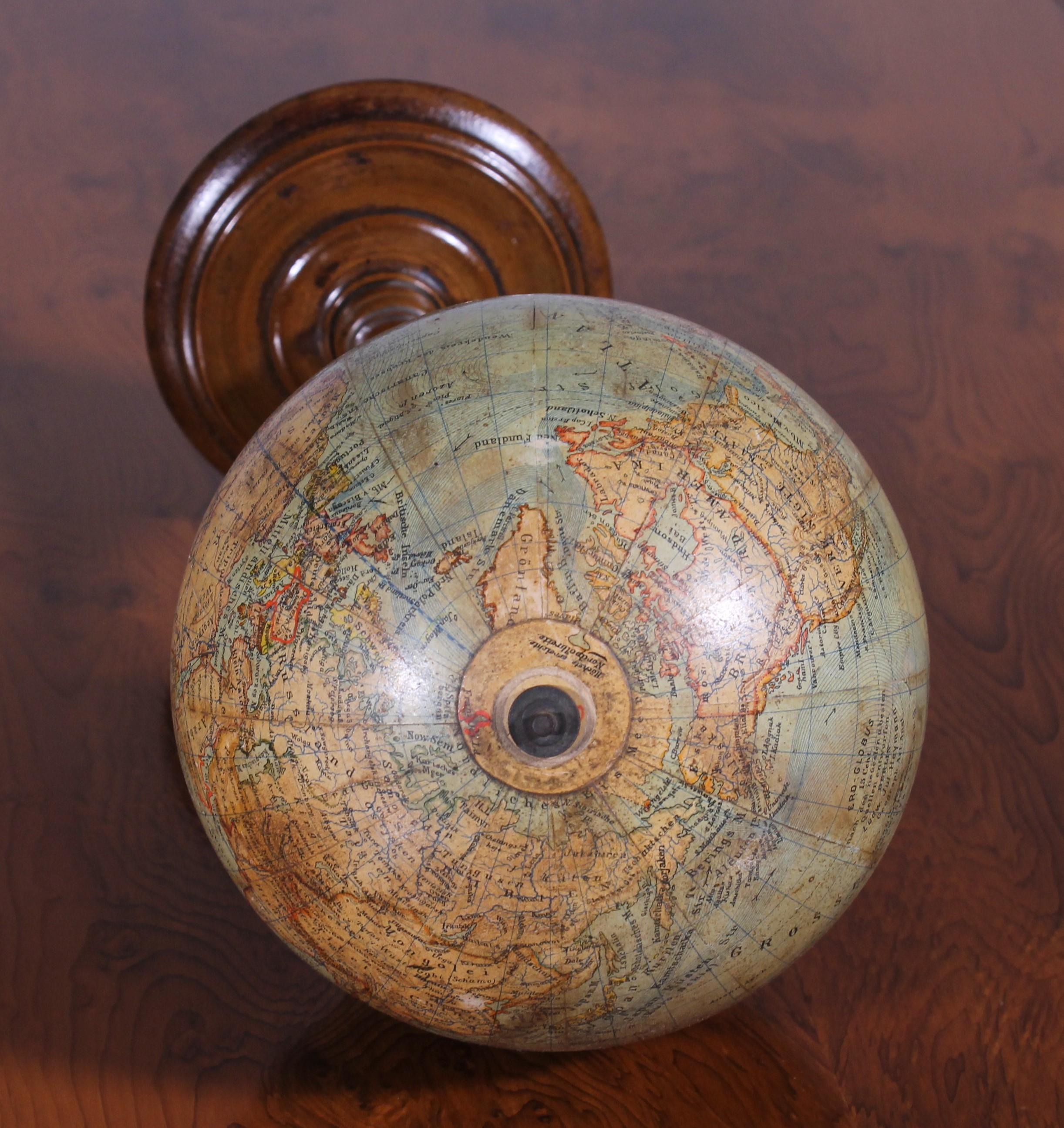 Globe terrestre Erd globus - 19e siècle en vente 3