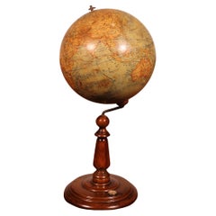 Terrestrial Globe Erd Globus - Erd Globus des 19. Jahrhunderts