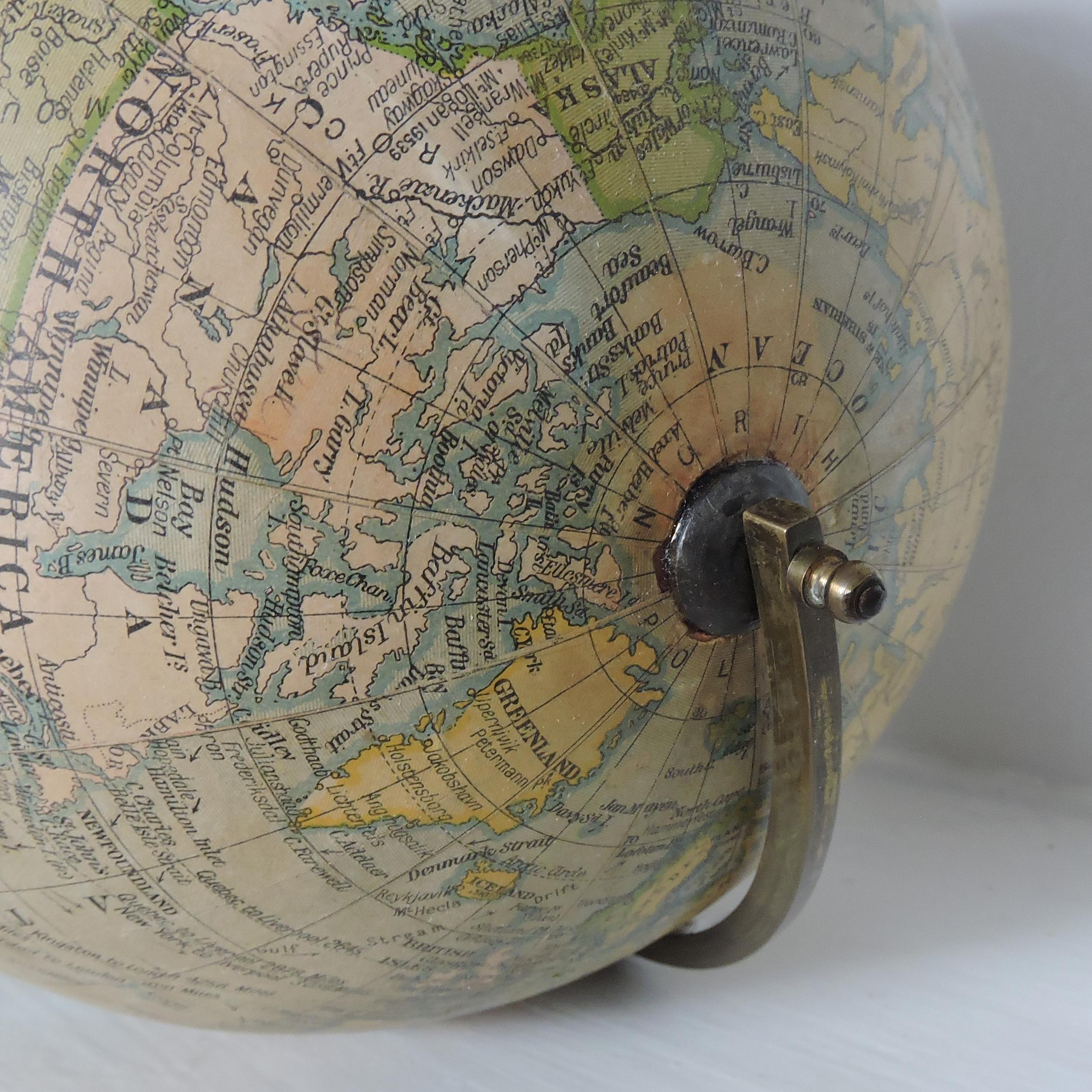 Early 20th Century Terrestrial Globe from Geographia, 1920s