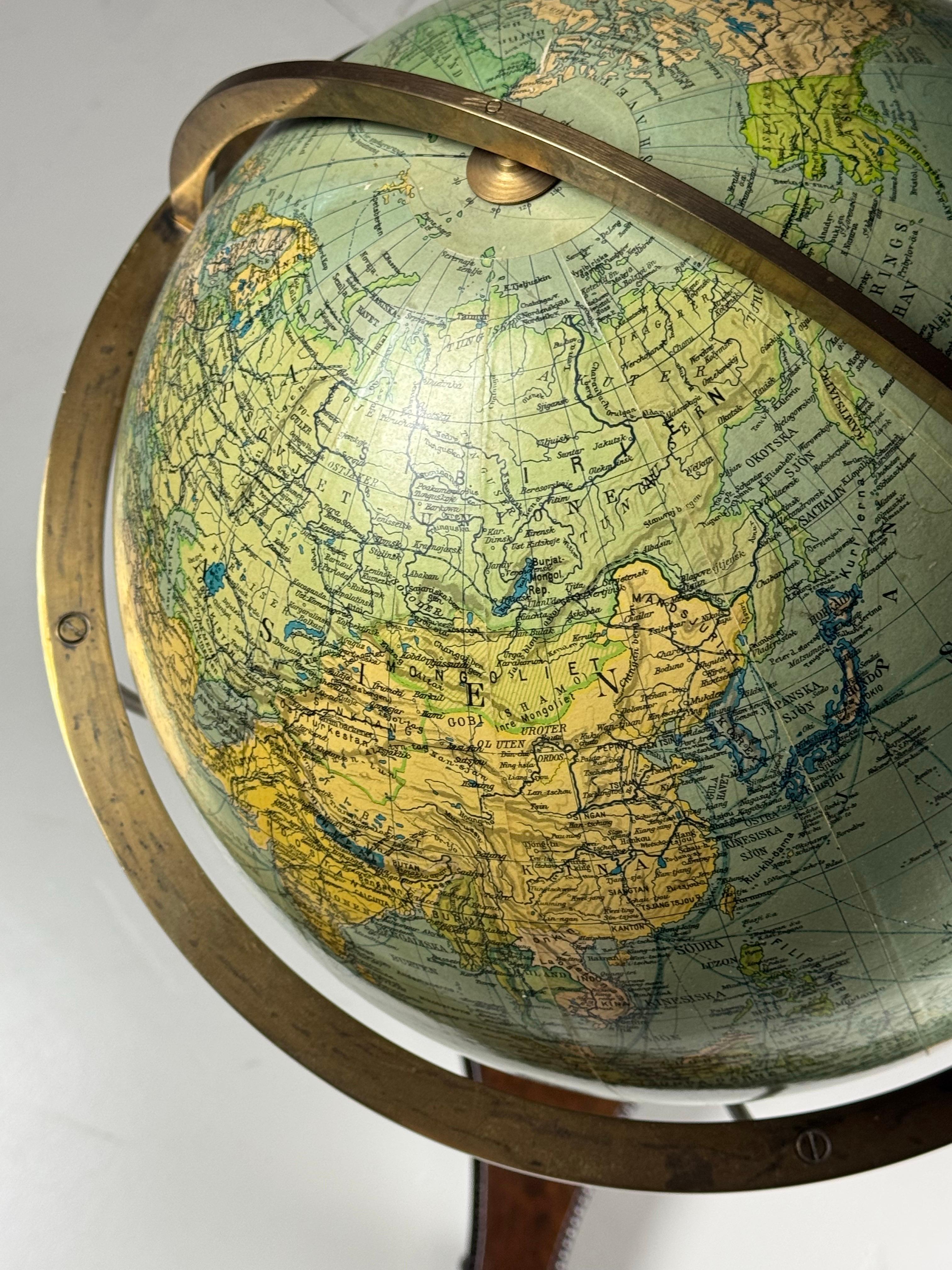 Globo Terrestre William Williams IV in vendita 6