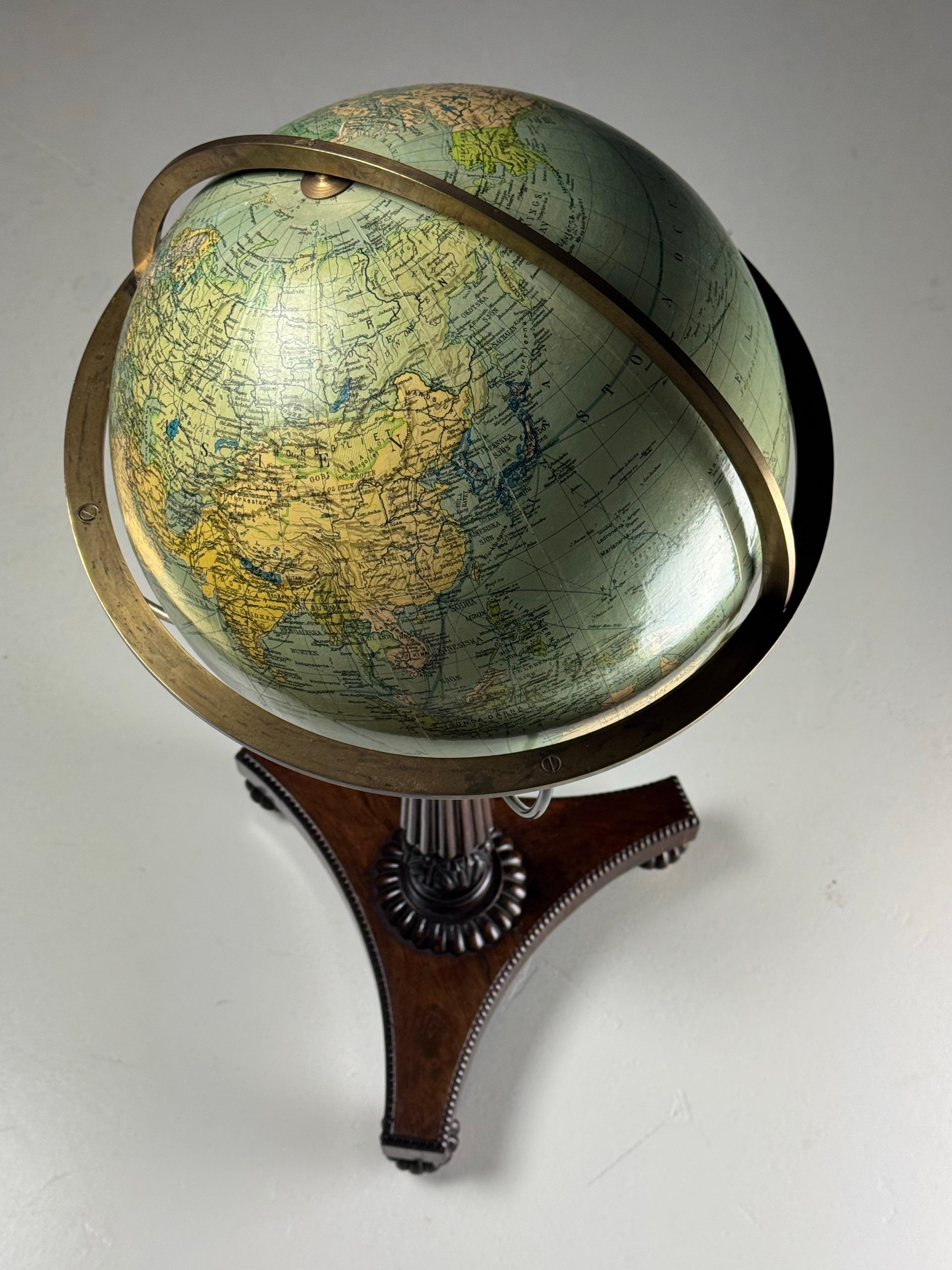 Globo Terrestre William Williams IV in vendita 8