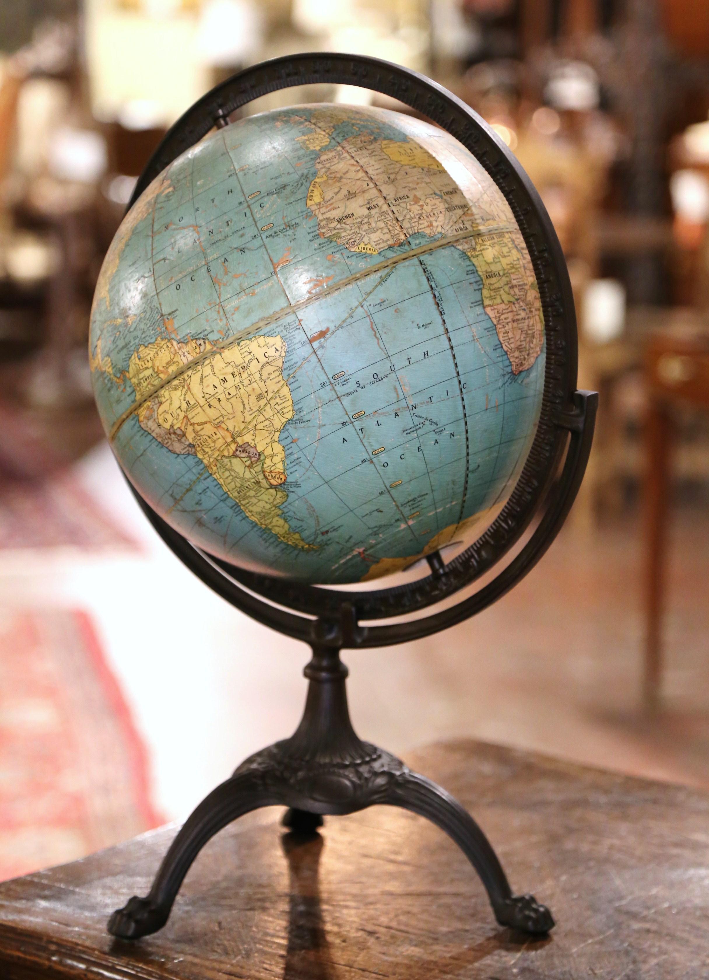 cram's imperial world globe on stand