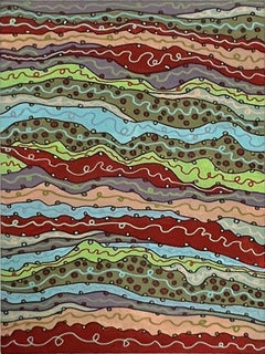 Linear Scrambling, Abstract Painting