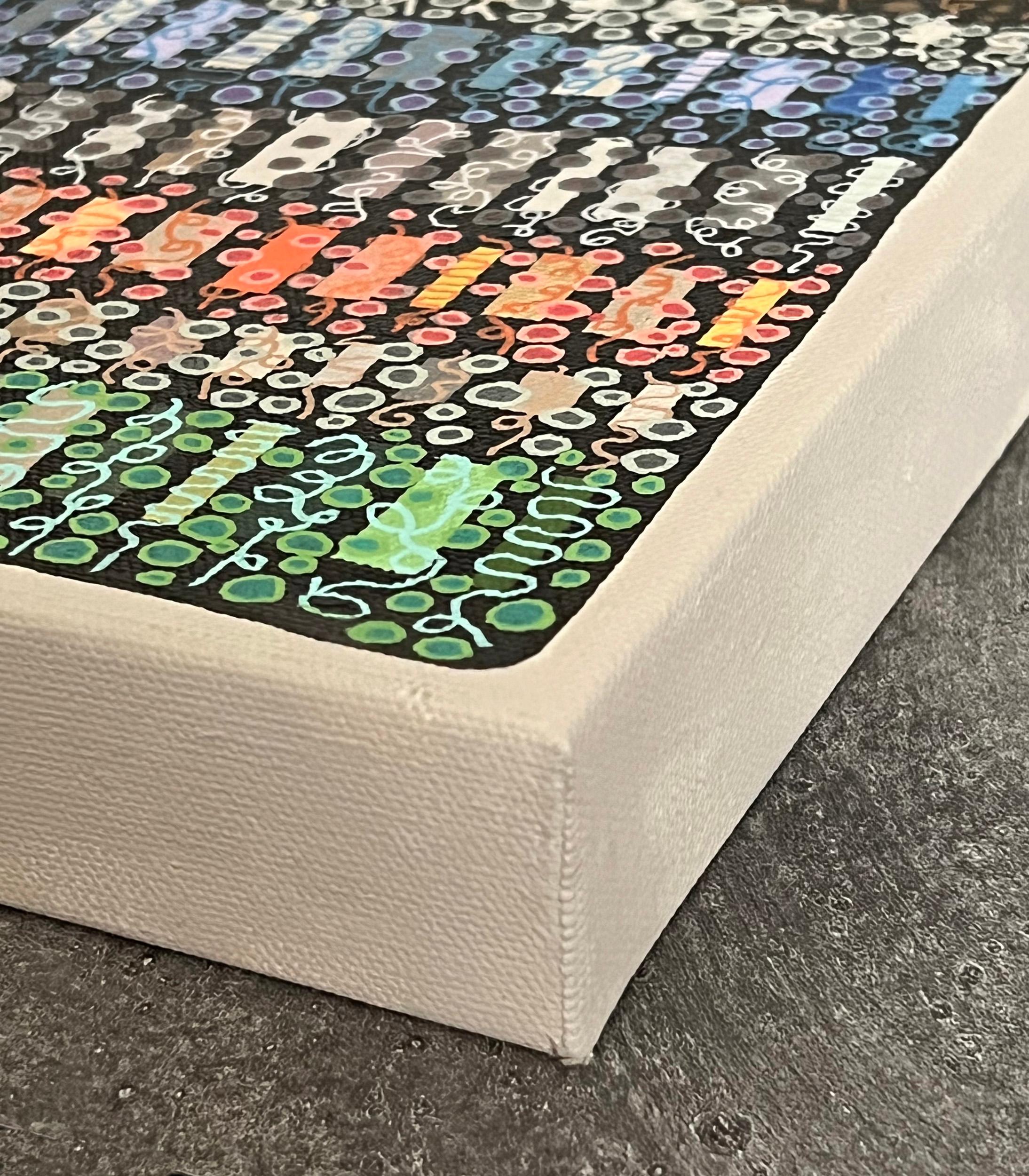 Loosely Connected, Abstract Painting For Sale 1