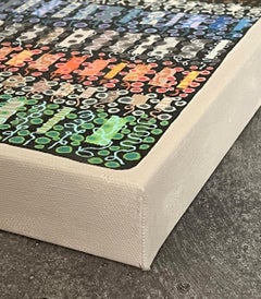 Locker verbunden, abstrakte Malerei