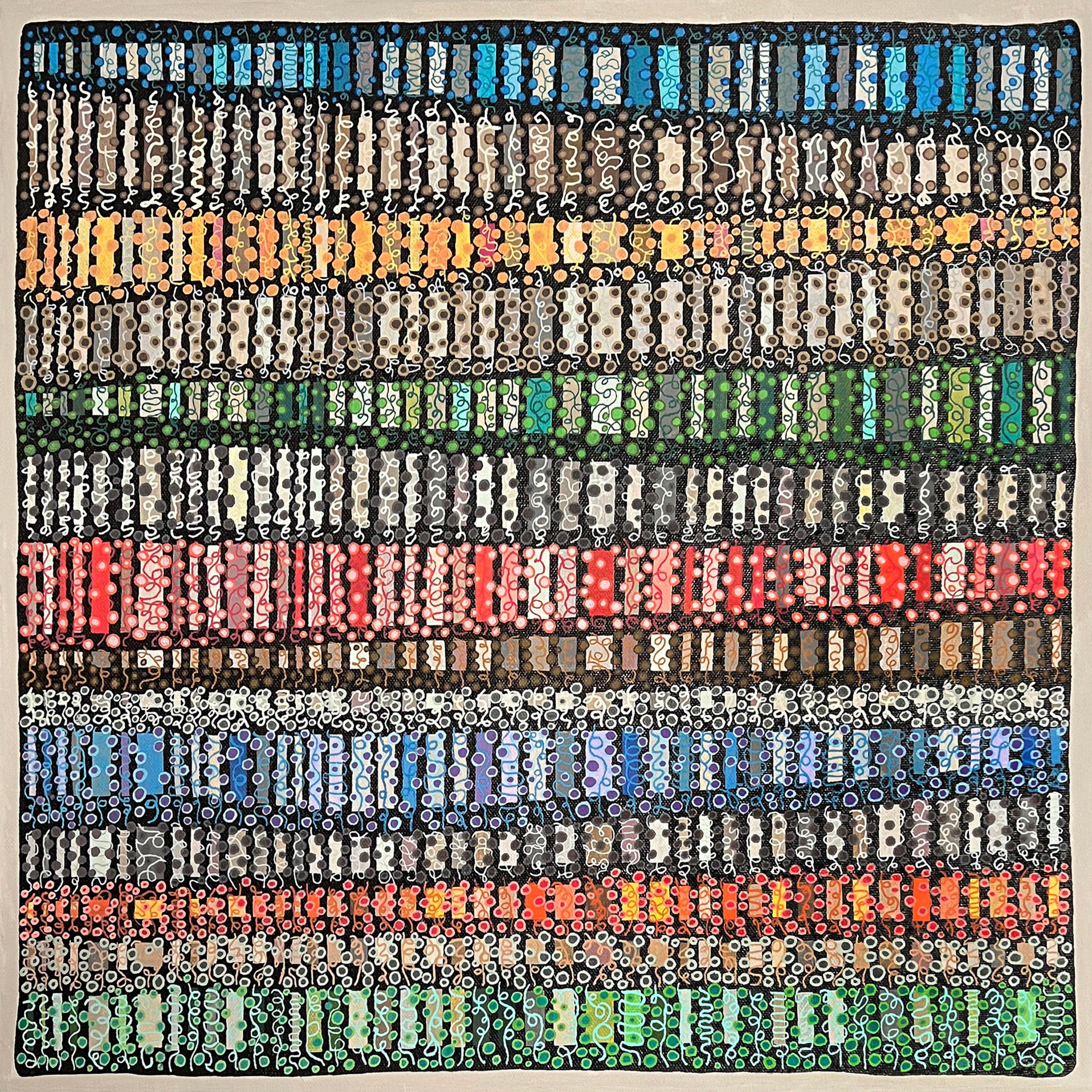 Loosely Connected, Abstract Painting