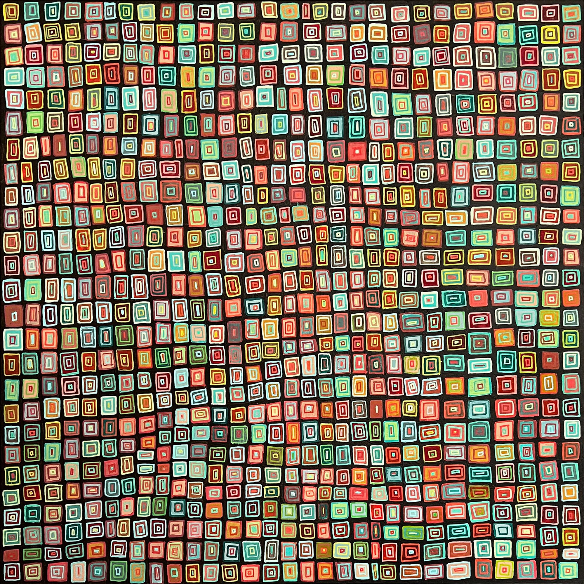 Squaresville, peinture abstraite