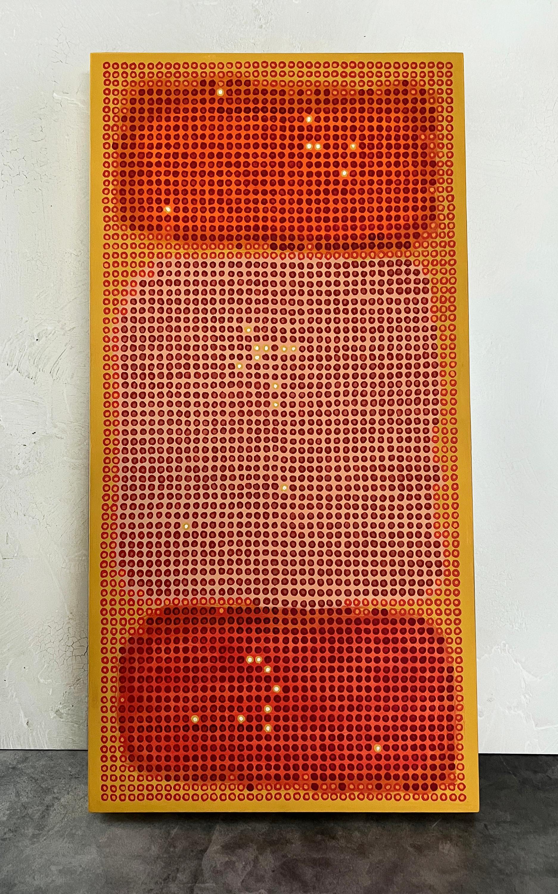 Starshine Parfait, Pittura astratta - Painting Astratto di Terri Bell