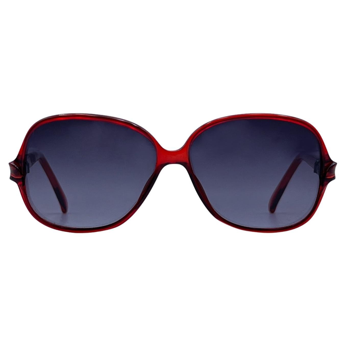 Terri Brogan Vintage Red Acetate Optyl 8635 52/11 Sunglasses For Sale