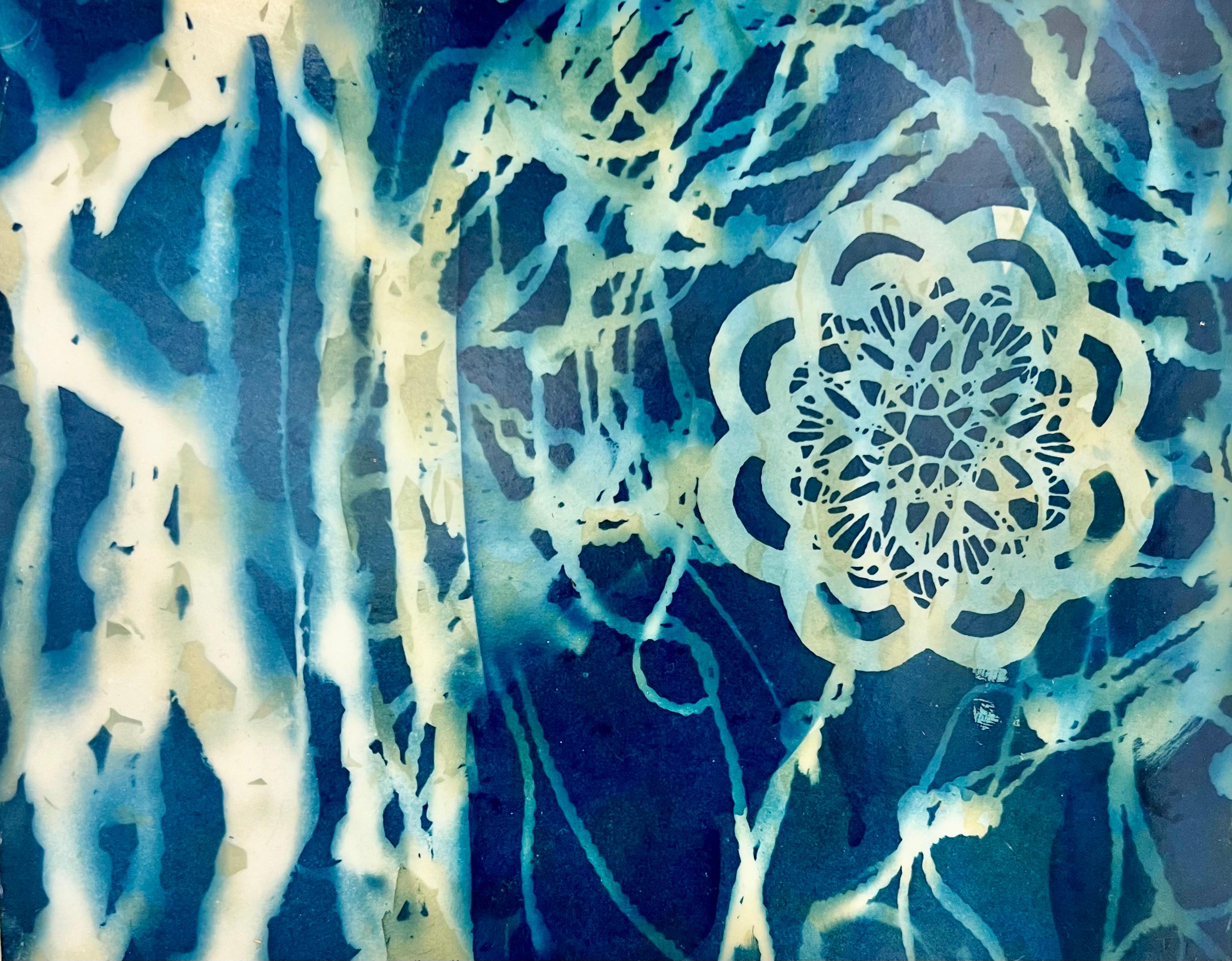 Abstract Painting di Terri Dilling - RETE FLUIDA 1