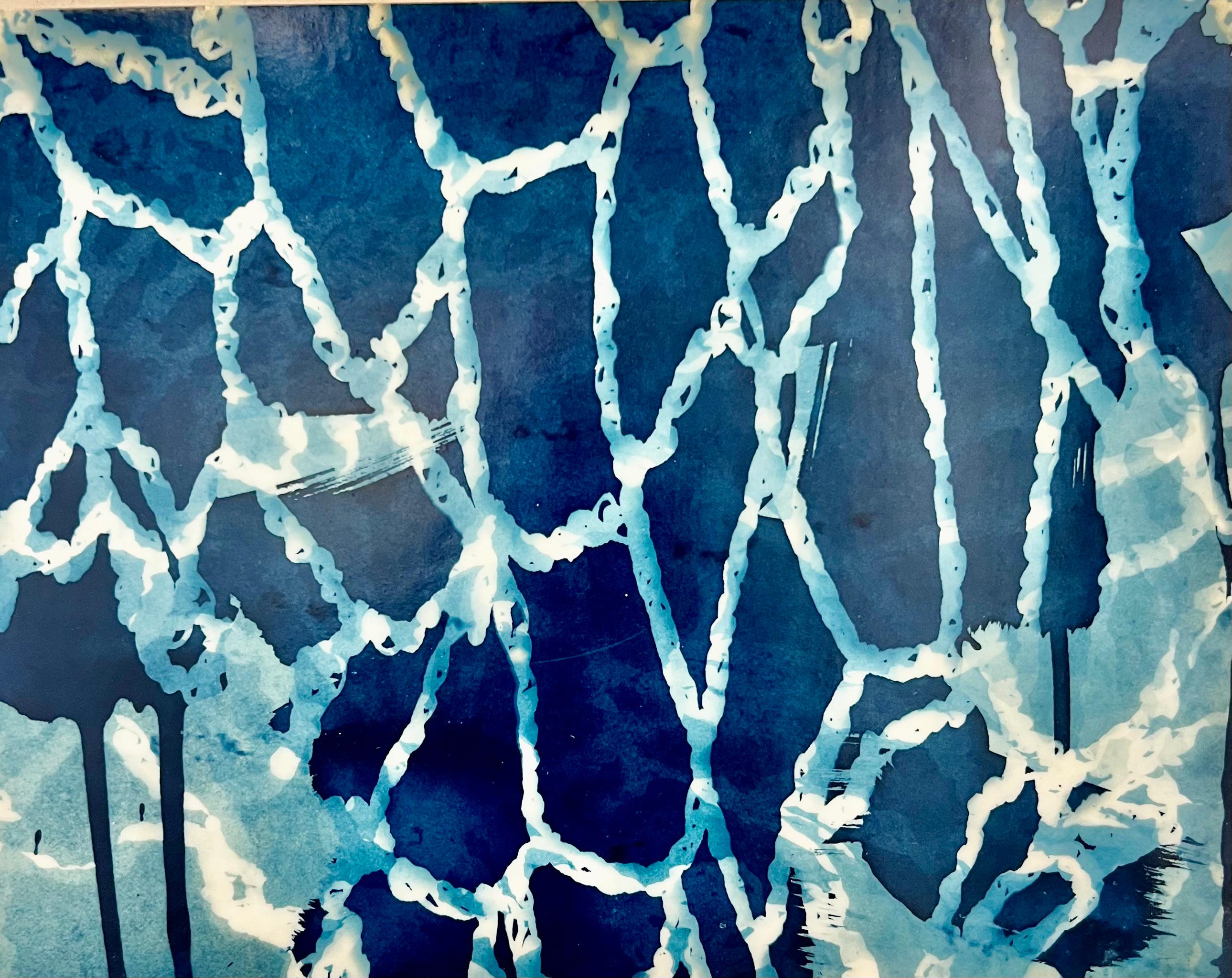 Abstract Painting di Terri Dilling - RETE FLUIDA 2