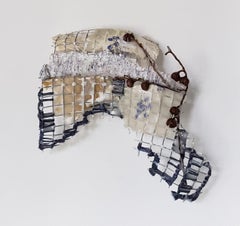 Escultura mural abstracta en 3D: "EK Saphed Haathee-Elefante blanco".