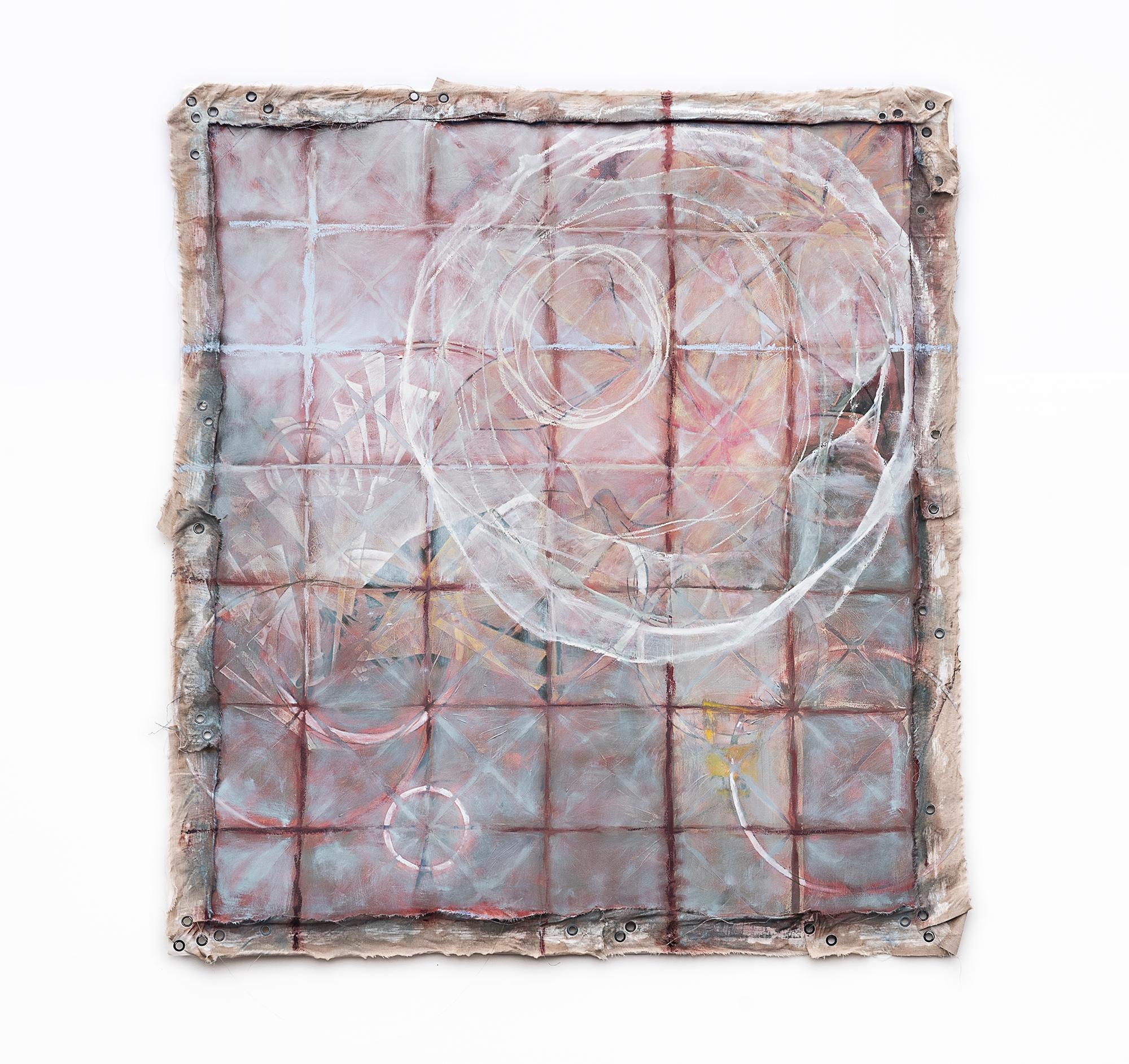 Abstract Painting di Terri Fraser - Pittura ad olio: "Battito del cuore