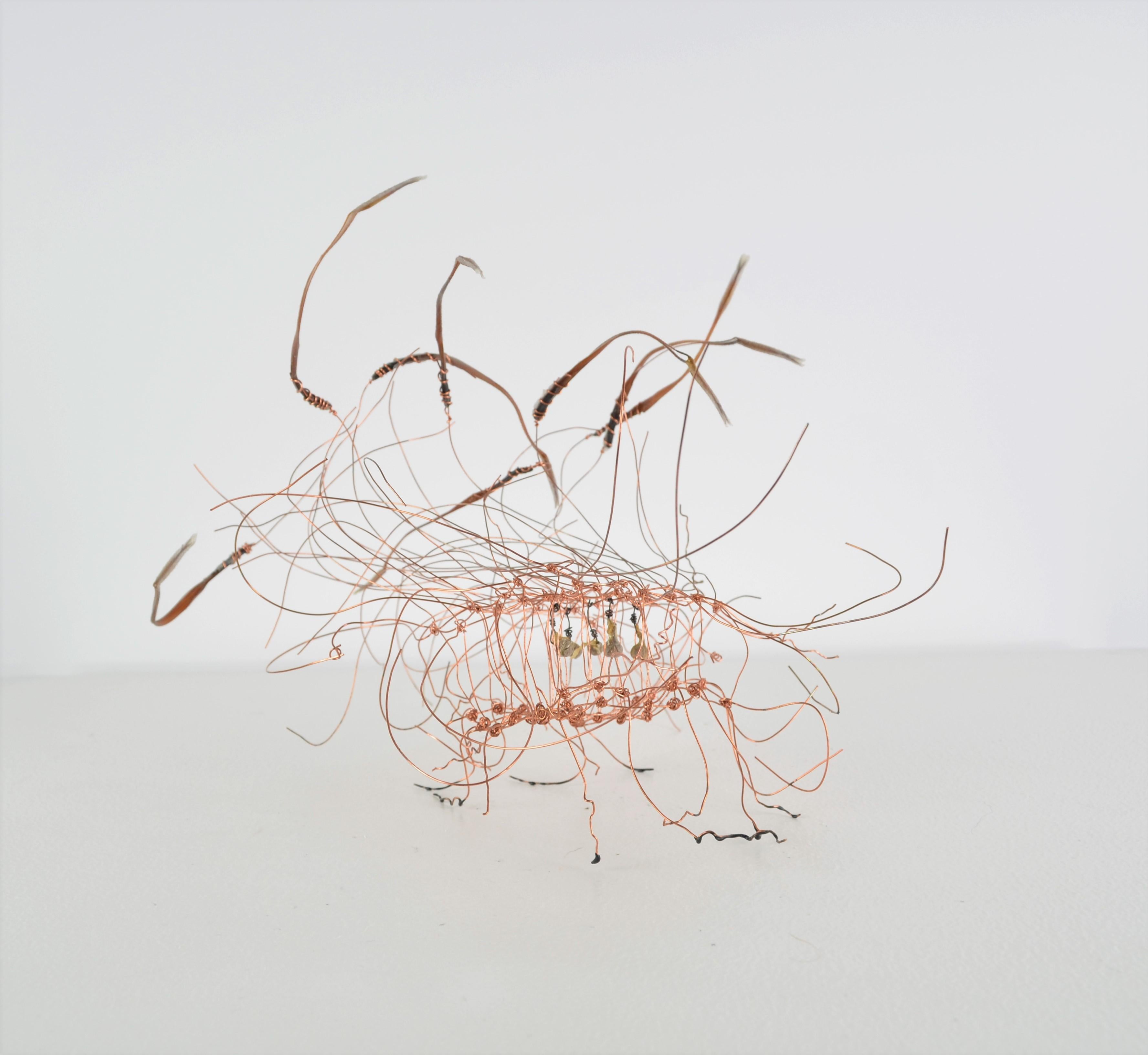 Terri Fraser Abstract Sculpture - Wall sculpture: 'Maurizia' (ll)