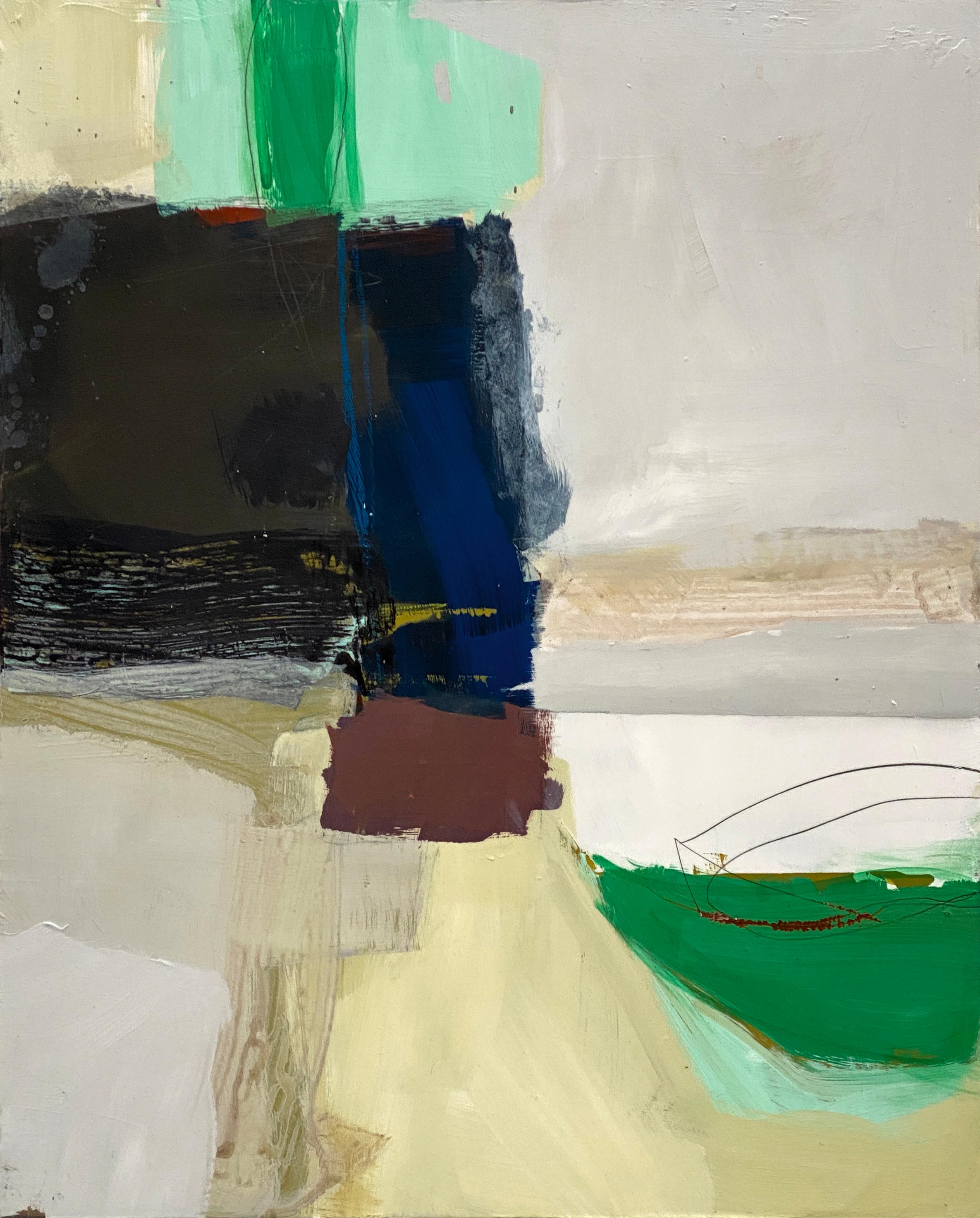 Terri Froelich Abstract Painting - Low Tide